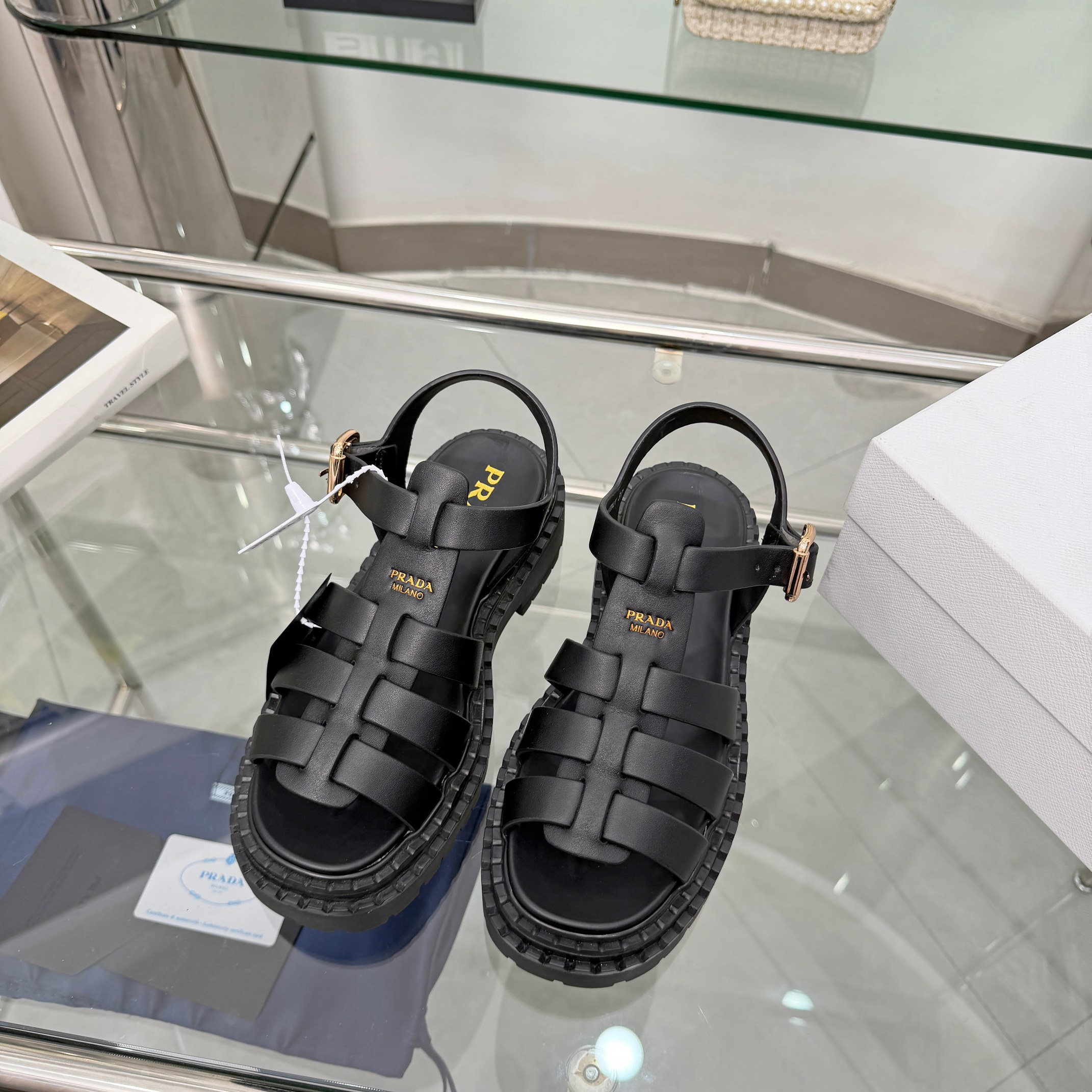 Cheap New Arrivals Prada Sandals For Women in 212907, $75 USD- [IB212907] - Replica Prada Slippers For Women