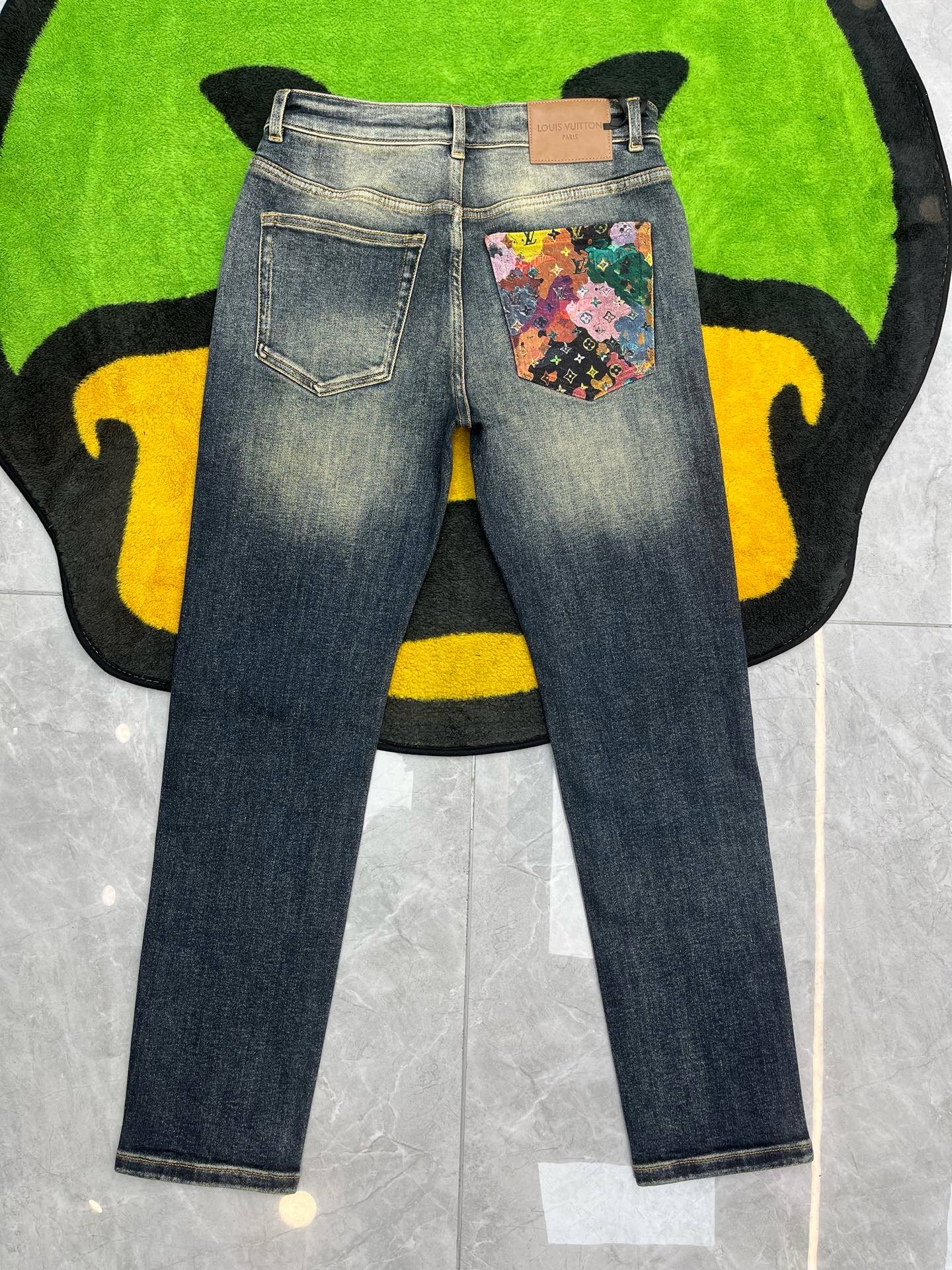 Cheap Louis Vuitton Jeans for Men in 212926, $95 USD- [IB212926] - Replica Louis Vuitton Jeans for Men