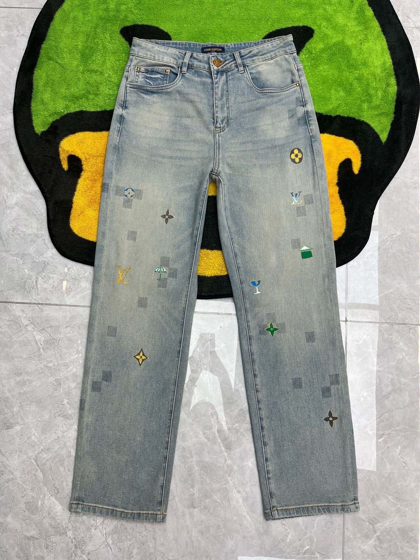 Cheap Louis Vuitton Jeans for Men in 212927, $95 USD- [IB212927] - Replica Louis Vuitton Jeans for Men