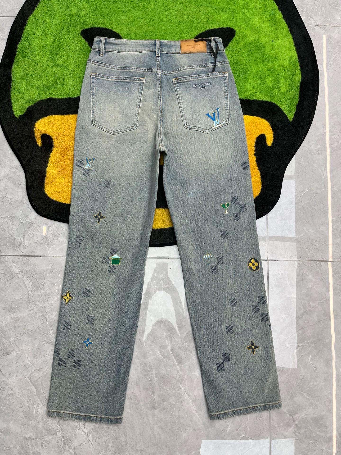 Cheap Louis Vuitton Jeans for Men in 212927, $95 USD- [IB212927] - Replica Louis Vuitton Jeans for Men