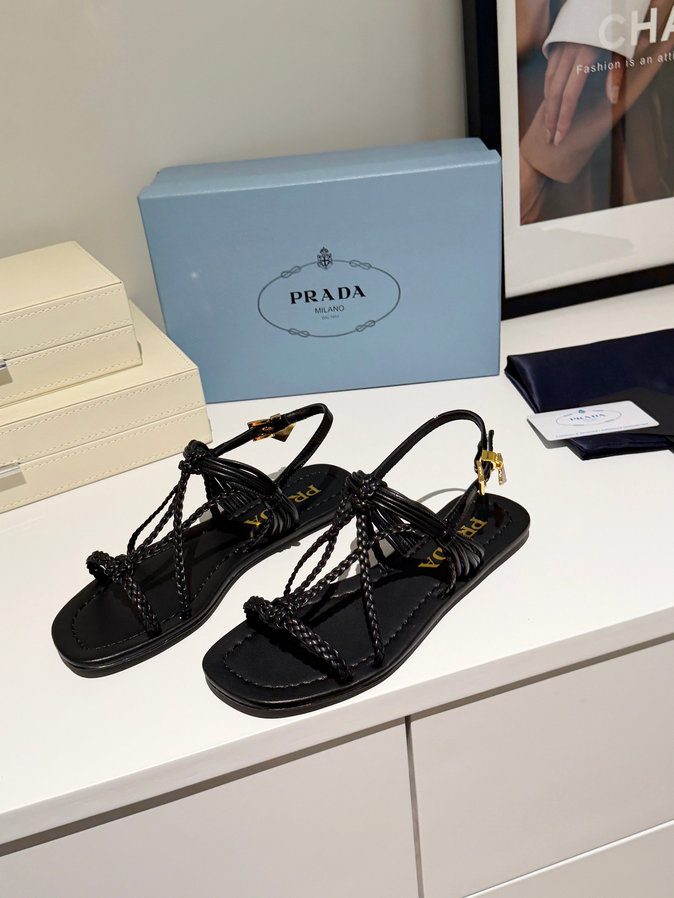 Cheap New Arrivals Prada Sandals For Women in 212928, $75 USD- [IB212928] - Replica Prada Slippers For Women