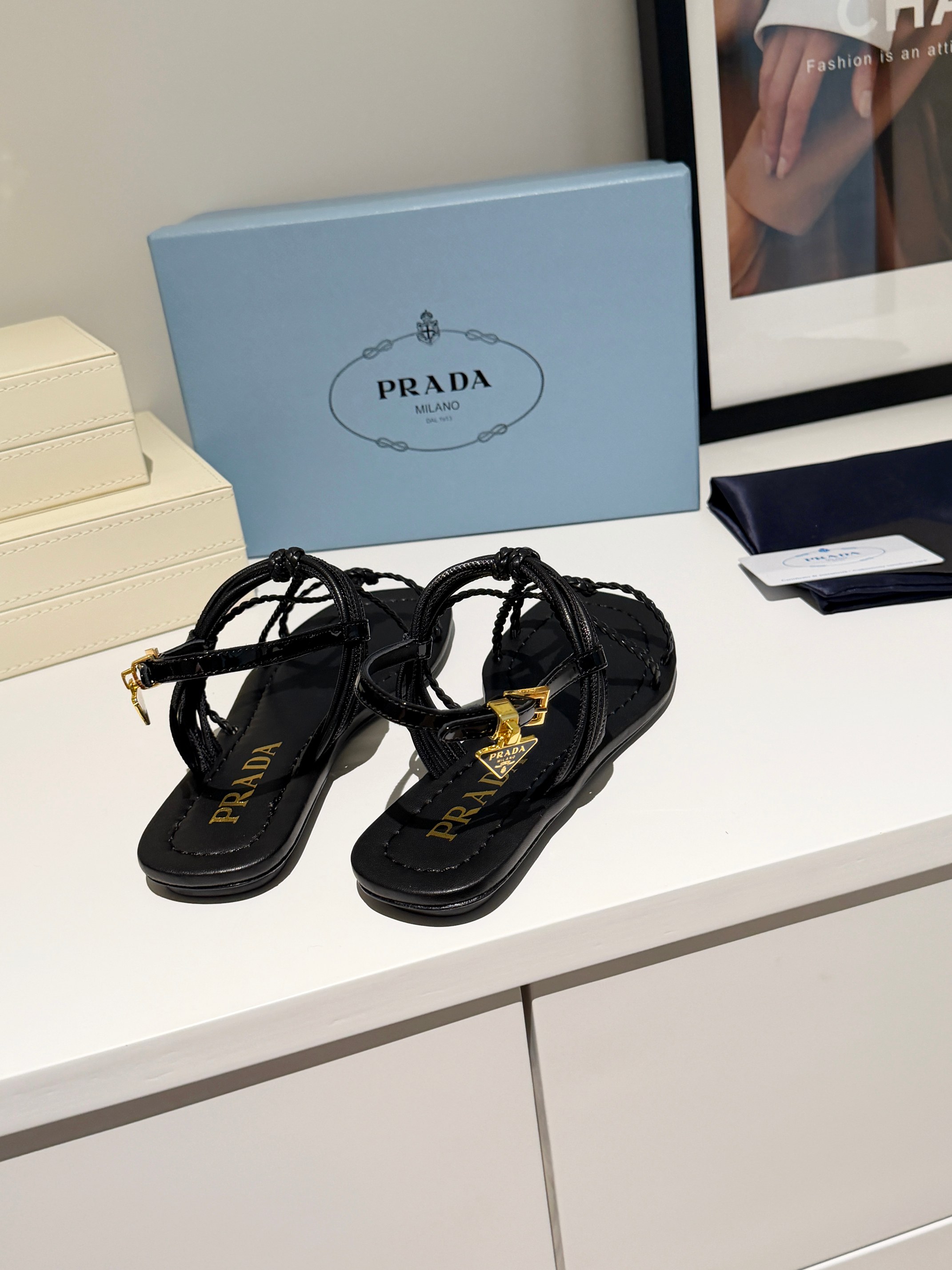 Cheap New Arrivals Prada Sandals For Women in 212928, $75 USD- [IB212928] - Replica Prada Slippers For Women