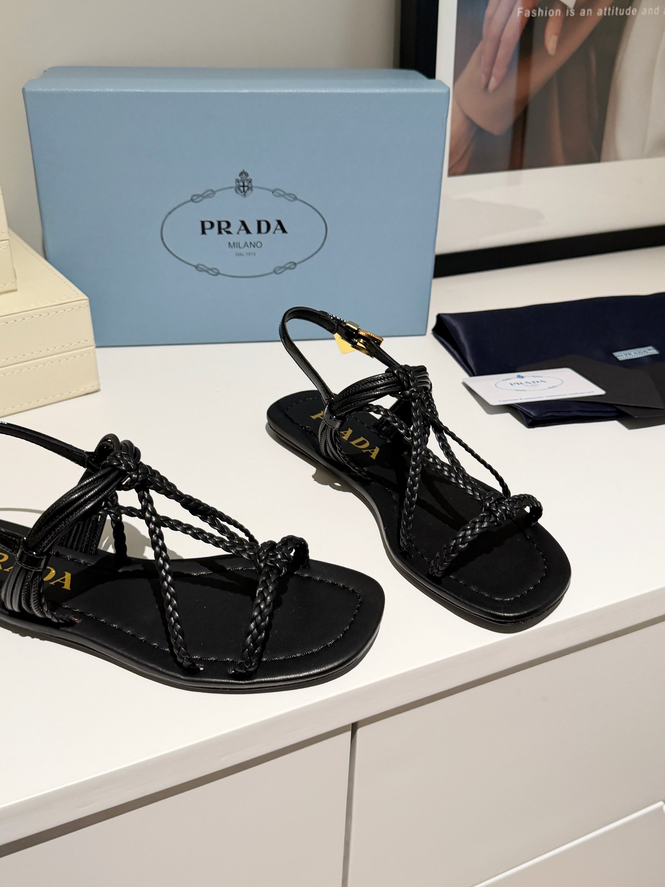 Cheap New Arrivals Prada Sandals For Women in 212928, $75 USD- [IB212928] - Replica Prada Slippers For Women