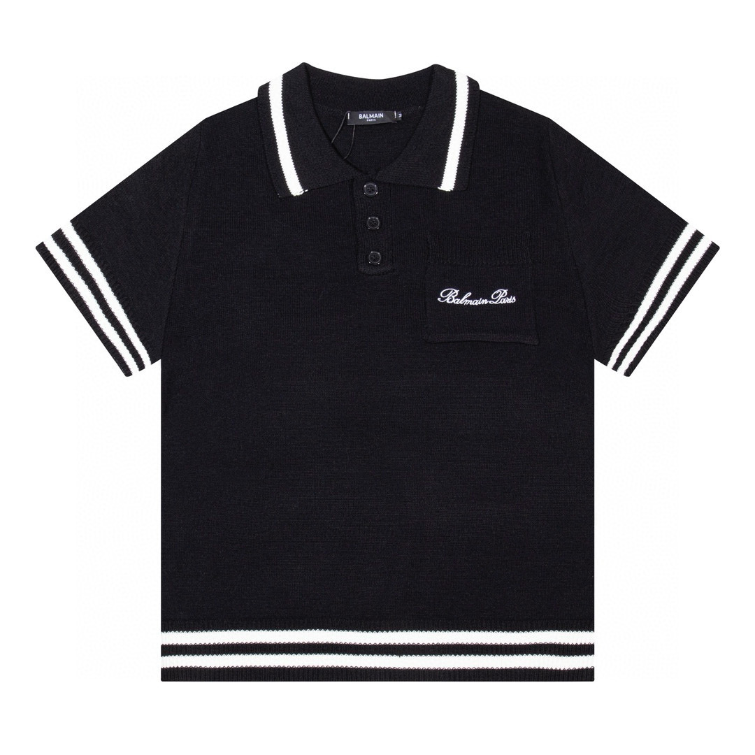 Cheap Balmain Polo T-Shirts in 212972, $35 USD- [IB212972] - Replica Balmain Polo T-Shirts