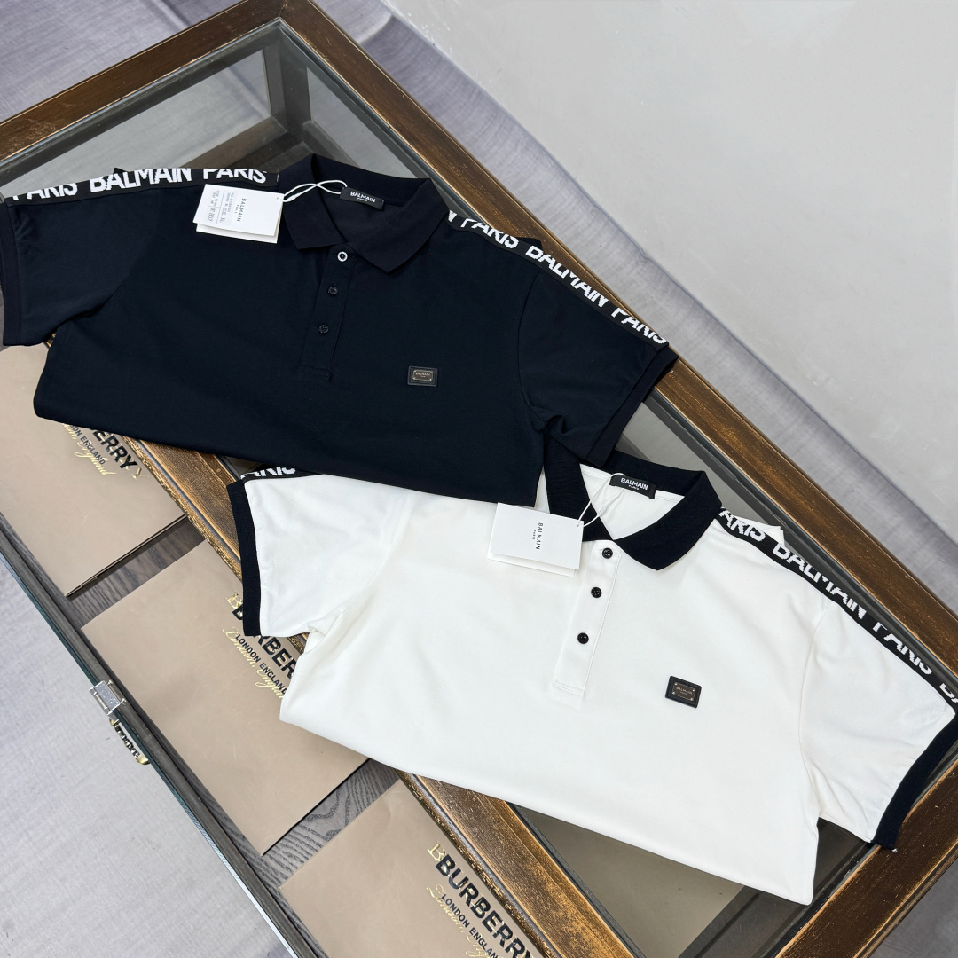 Cheap Balmain Polo T-Shirts in 212975, $35 USD- [IB212975] - Replica Balmain Polo T-Shirts