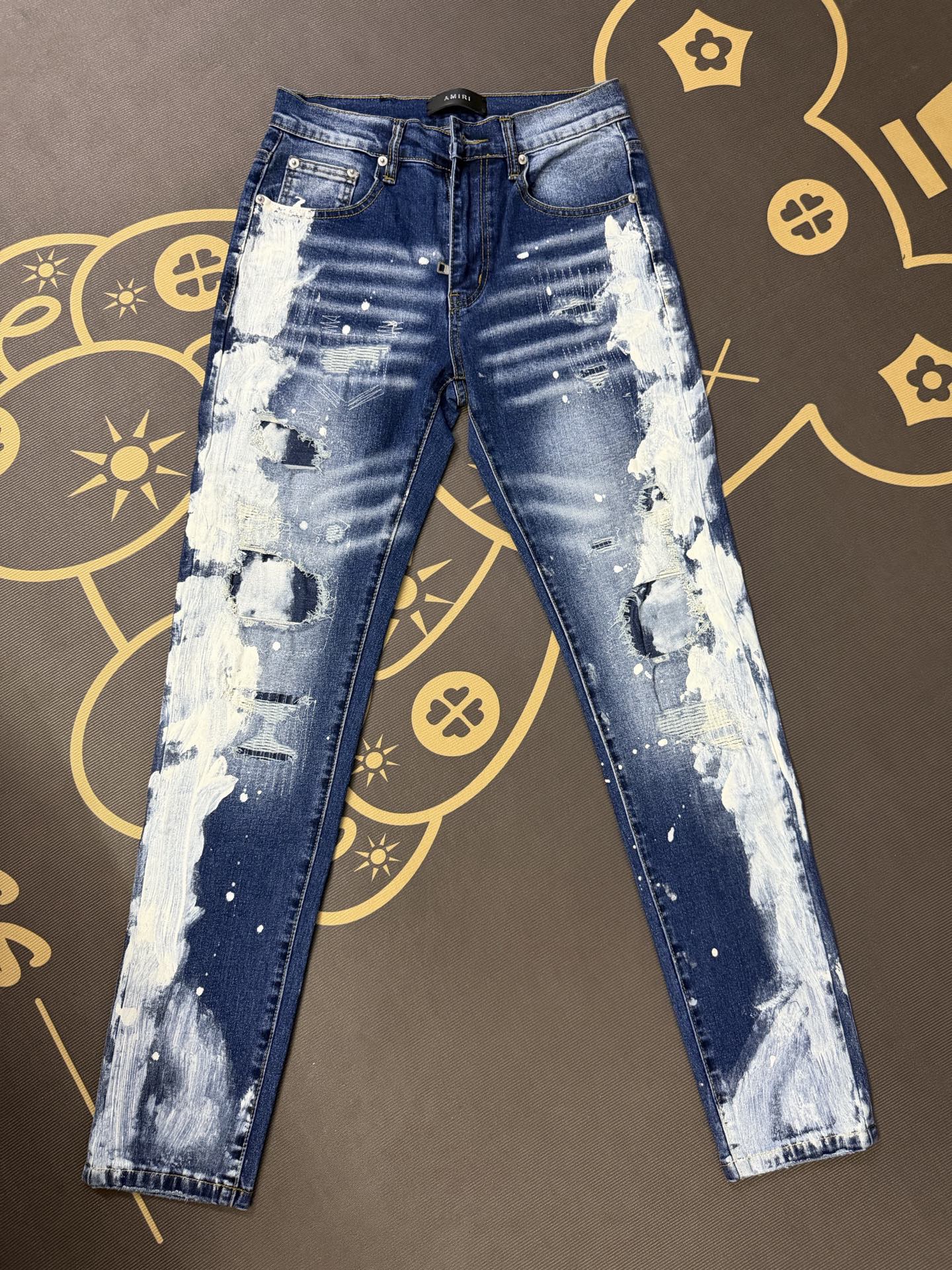 Cheap Amiri Denim Jeans for Men in 212994, $60 USD- [IB212994] - Replica Amiri Denim Jeans for Men