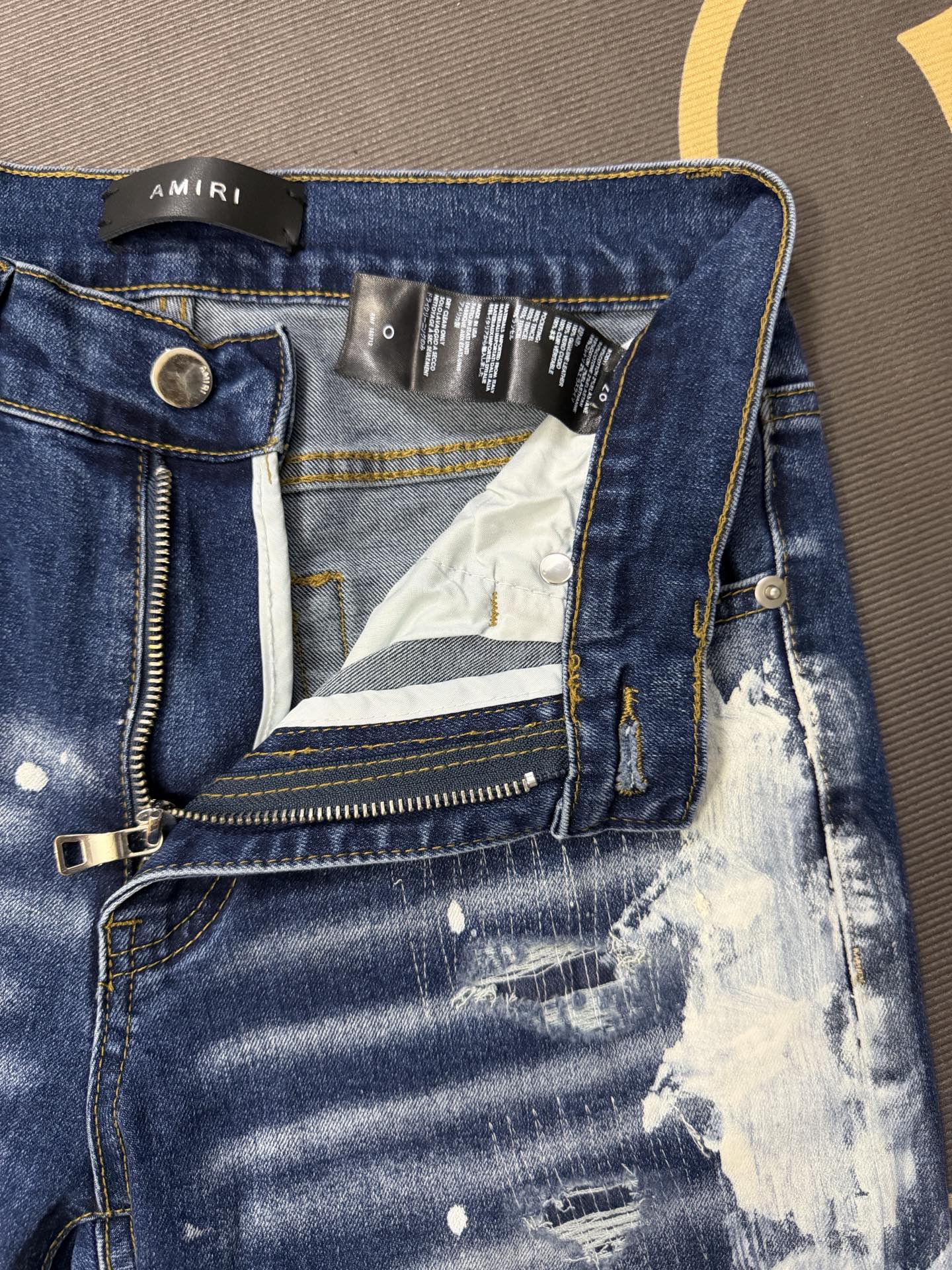 Cheap Amiri Denim Jeans for Men in 212994, $60 USD- [IB212994] - Replica Amiri Denim Jeans for Men