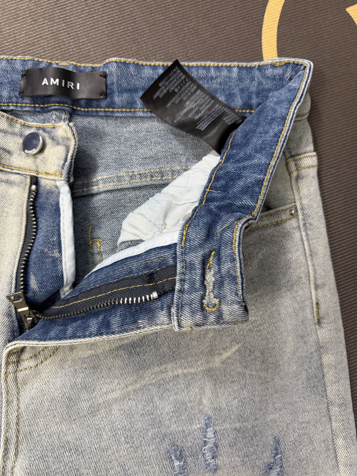 Cheap Amiri Denim Jeans for Men in 212995, $60 USD- [IB212995] - Replica Amiri Denim Jeans for Men