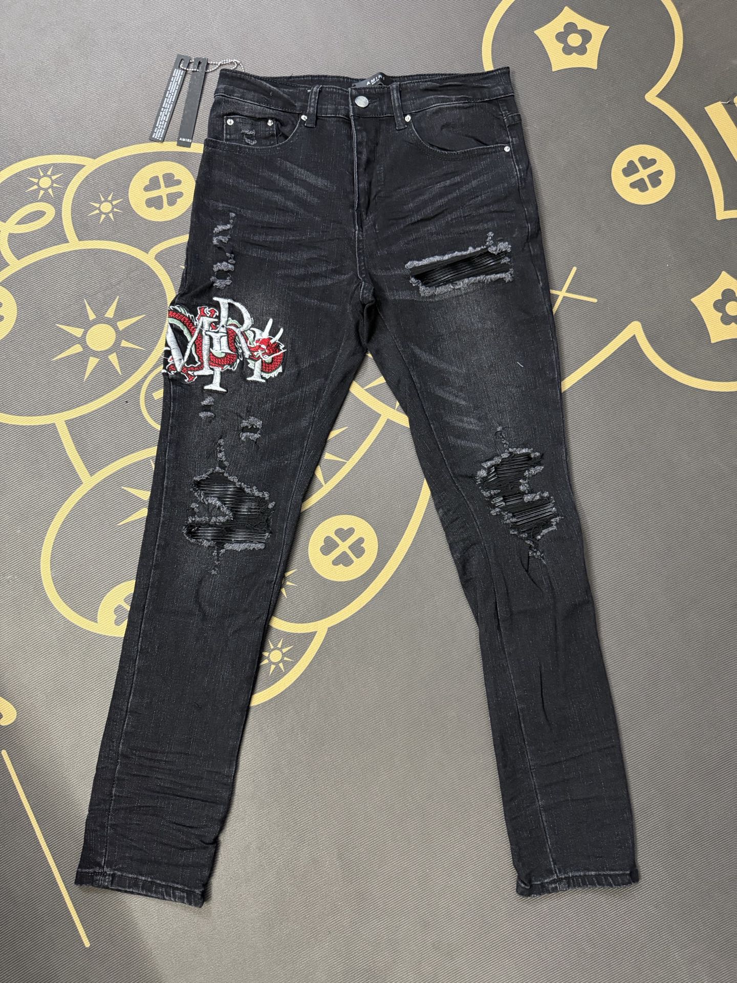 Cheap Amiri Denim Jeans for Men in 213001, $60 USD- [IB213001] - Replica Amiri Denim Jeans for Men