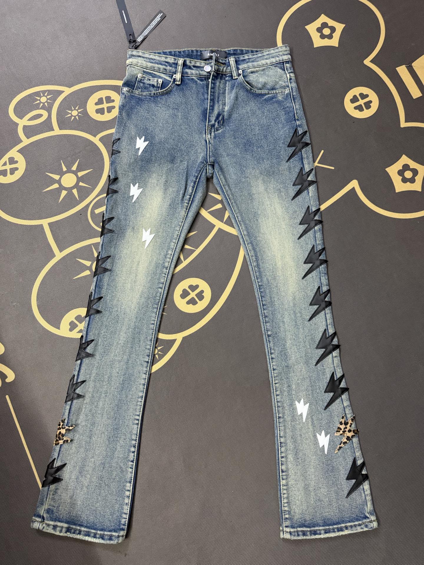 Cheap Amiri Denim Jeans for Men in 213002, $60 USD- [IB213002] - Replica Amiri Denim Jeans for Men