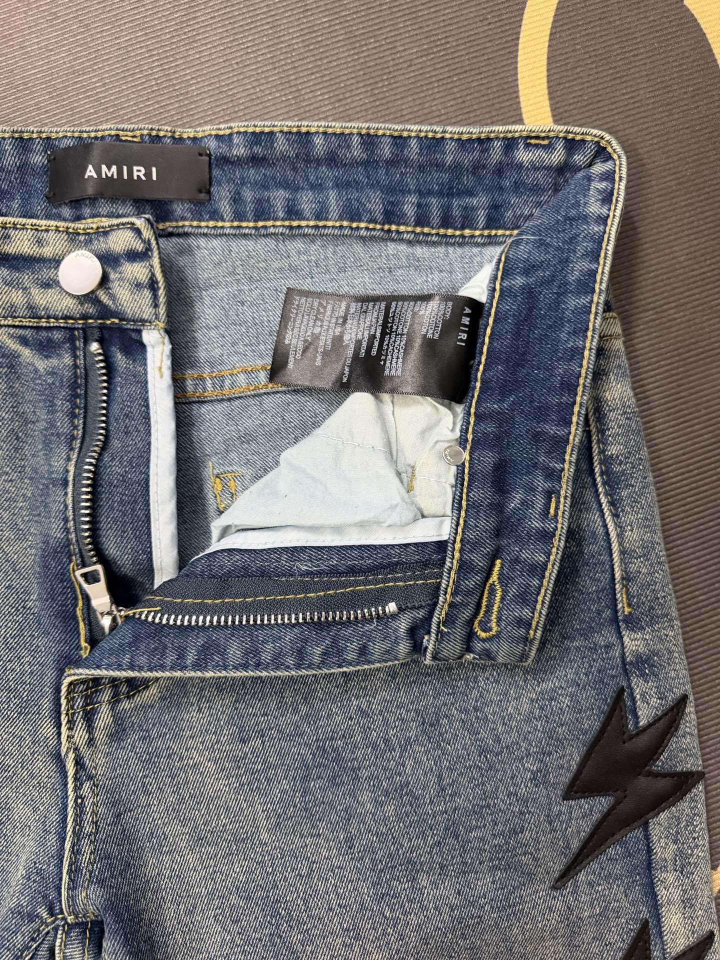 Cheap Amiri Denim Jeans for Men in 213002, $60 USD- [IB213002] - Replica Amiri Denim Jeans for Men