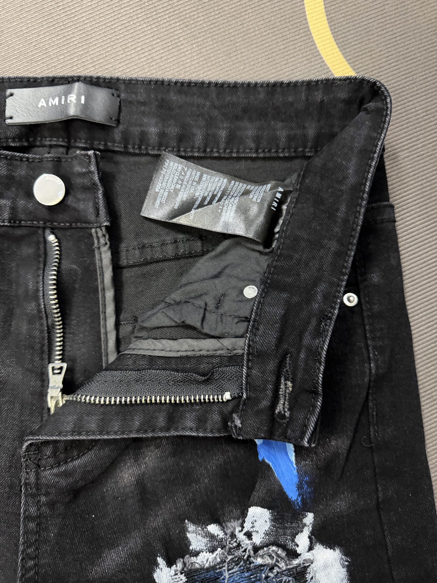 Cheap Amiri Denim Jeans for Men in 213004, $60 USD- [IB213004] - Replica Amiri Denim Jeans for Men
