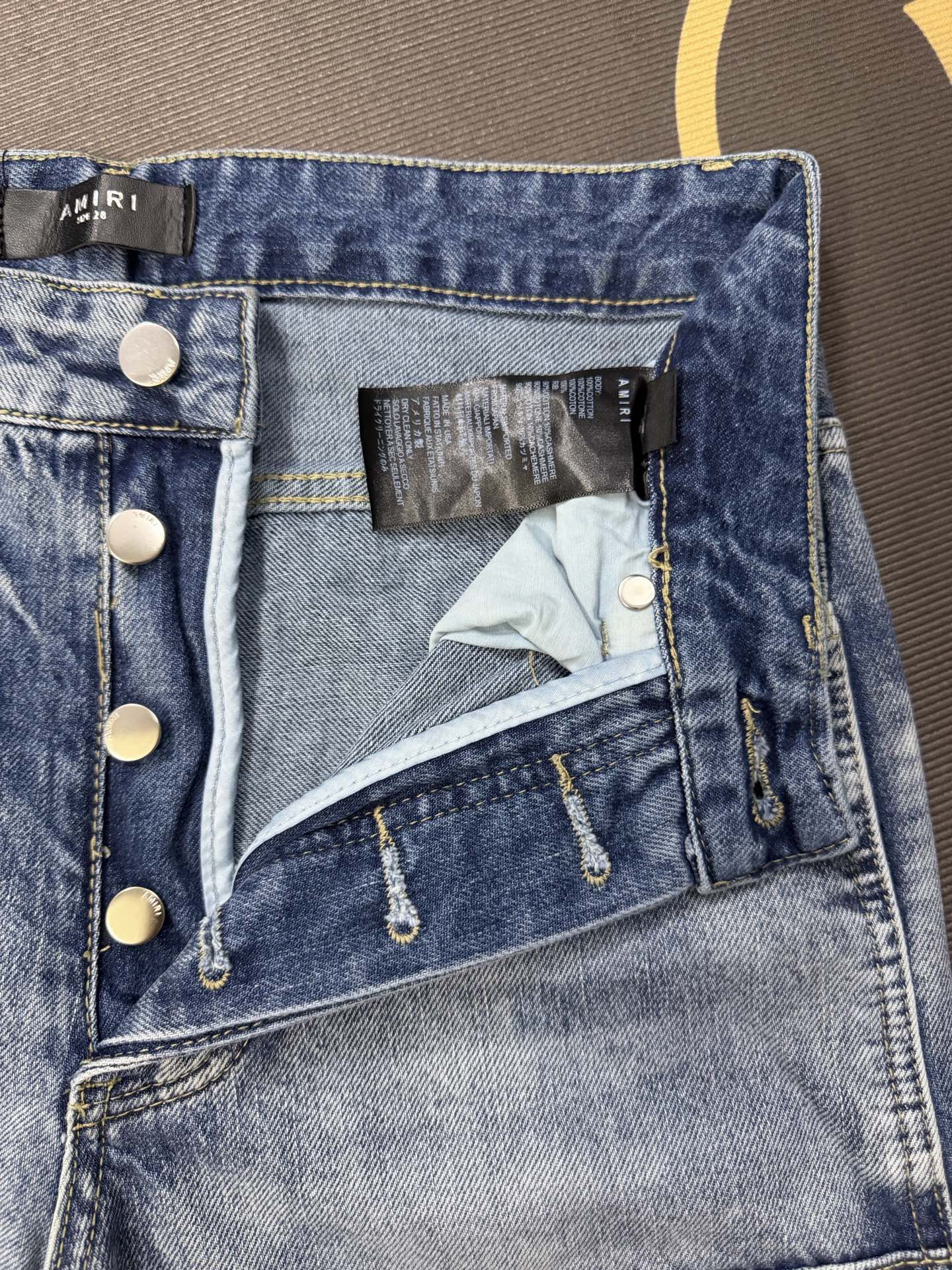 Cheap Amiri Denim Jeans for Men in 213005, $60 USD- [IB213005] - Replica Amiri Denim Jeans for Men