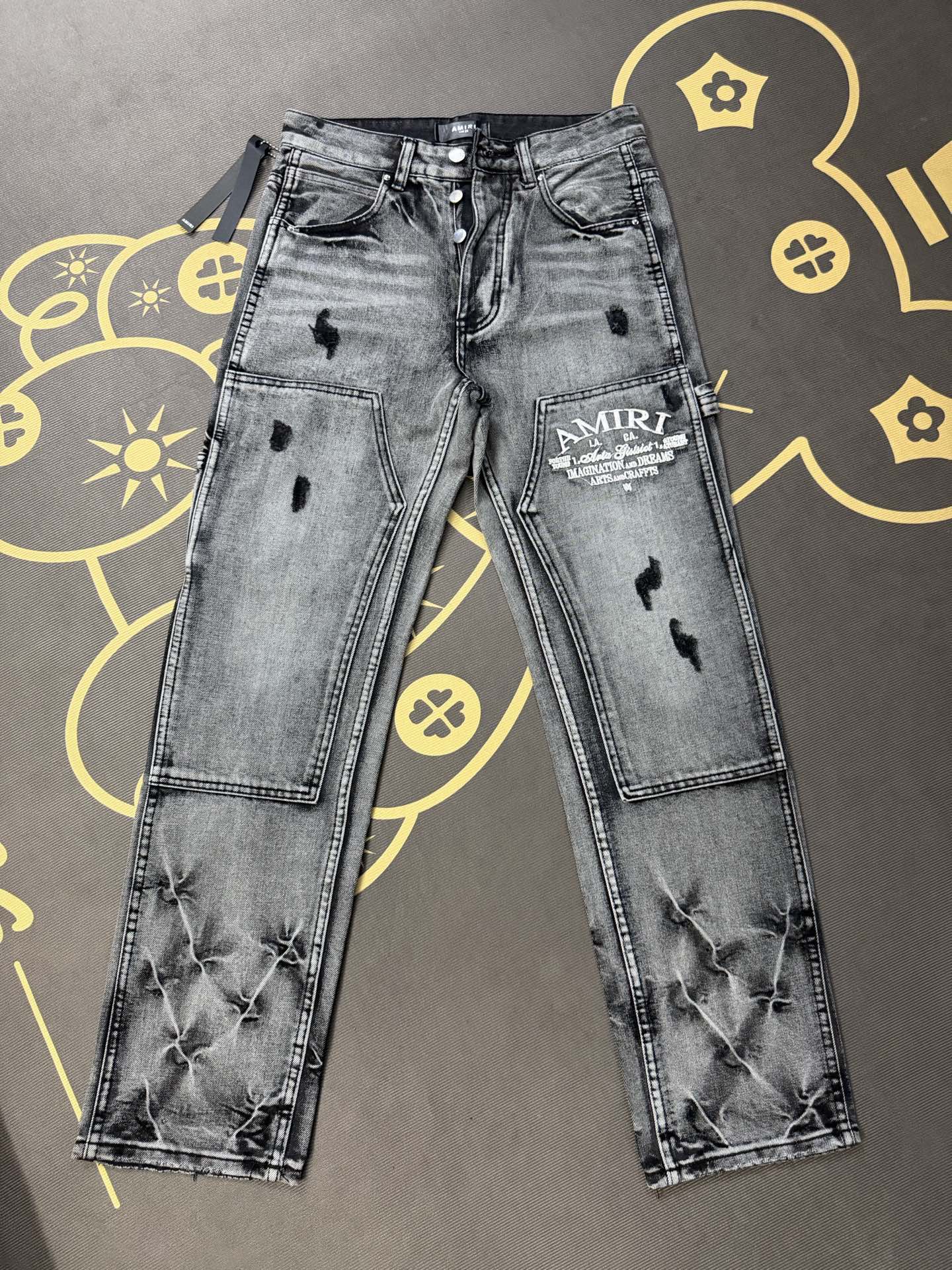 Cheap Amiri Denim Jeans for Men in 213006, $60 USD- [IB213006] - Replica Amiri Denim Jeans for Men