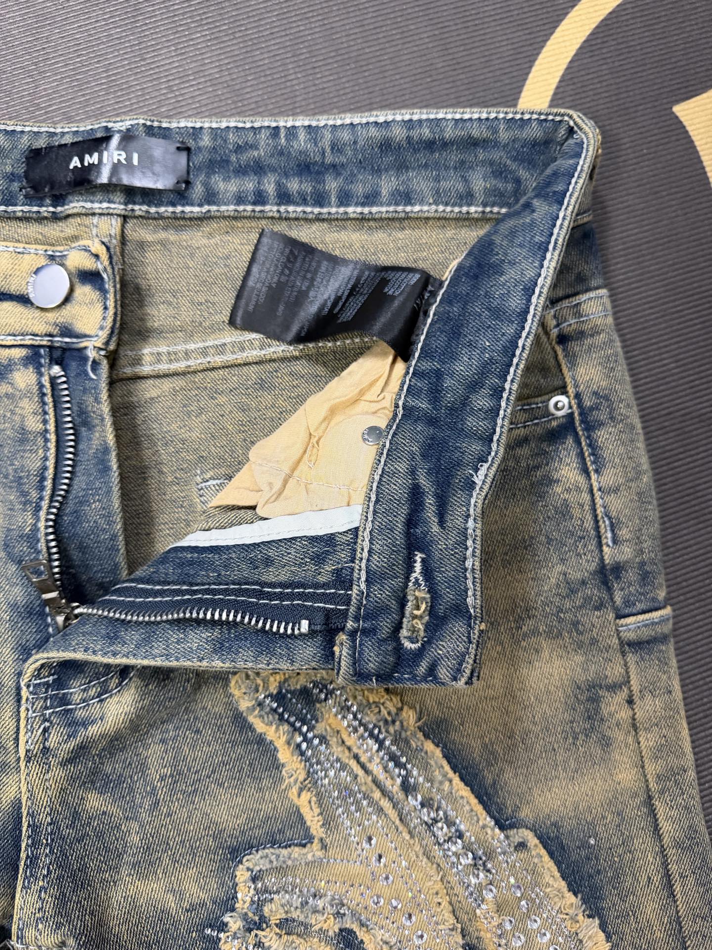Cheap Amiri Denim Jeans for Men in 213007, $60 USD- [IB213007] - Replica Amiri Denim Jeans for Men