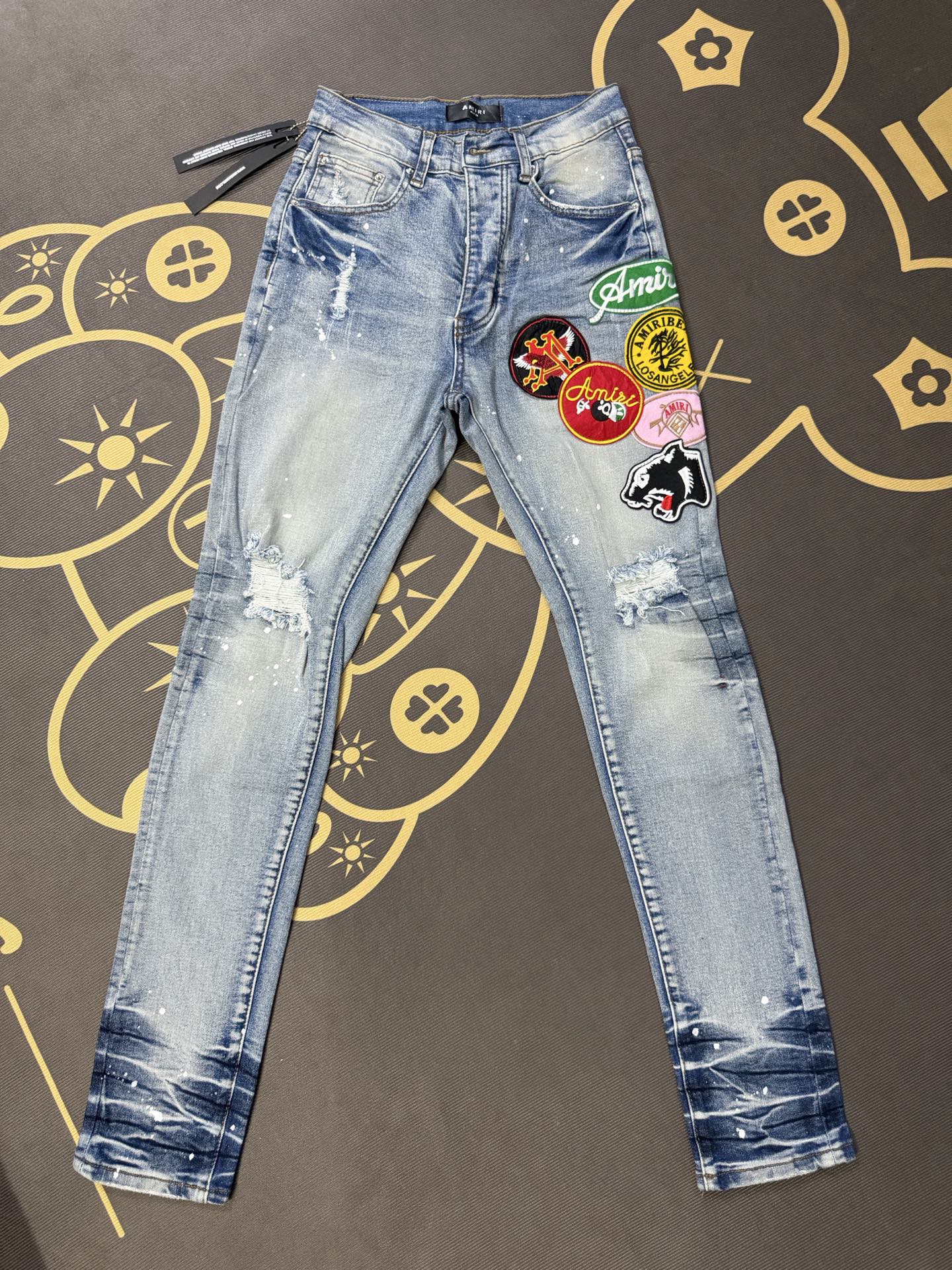 Cheap Amiri Denim Jeans for Men in 213009, $60 USD- [IB213009] - Replica Amiri Denim Jeans for Men