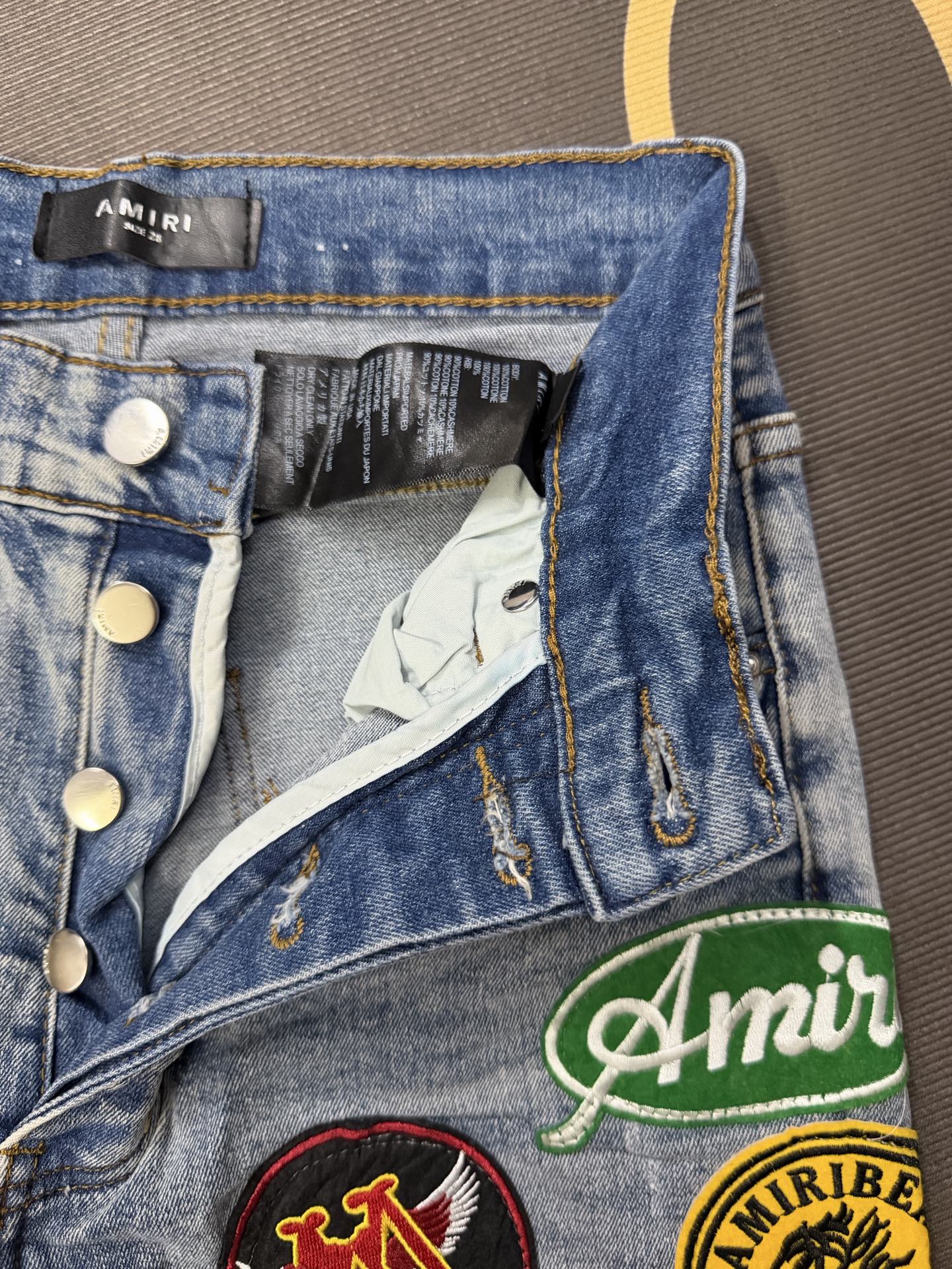 Cheap Amiri Denim Jeans for Men in 213009, $60 USD- [IB213009] - Replica Amiri Denim Jeans for Men