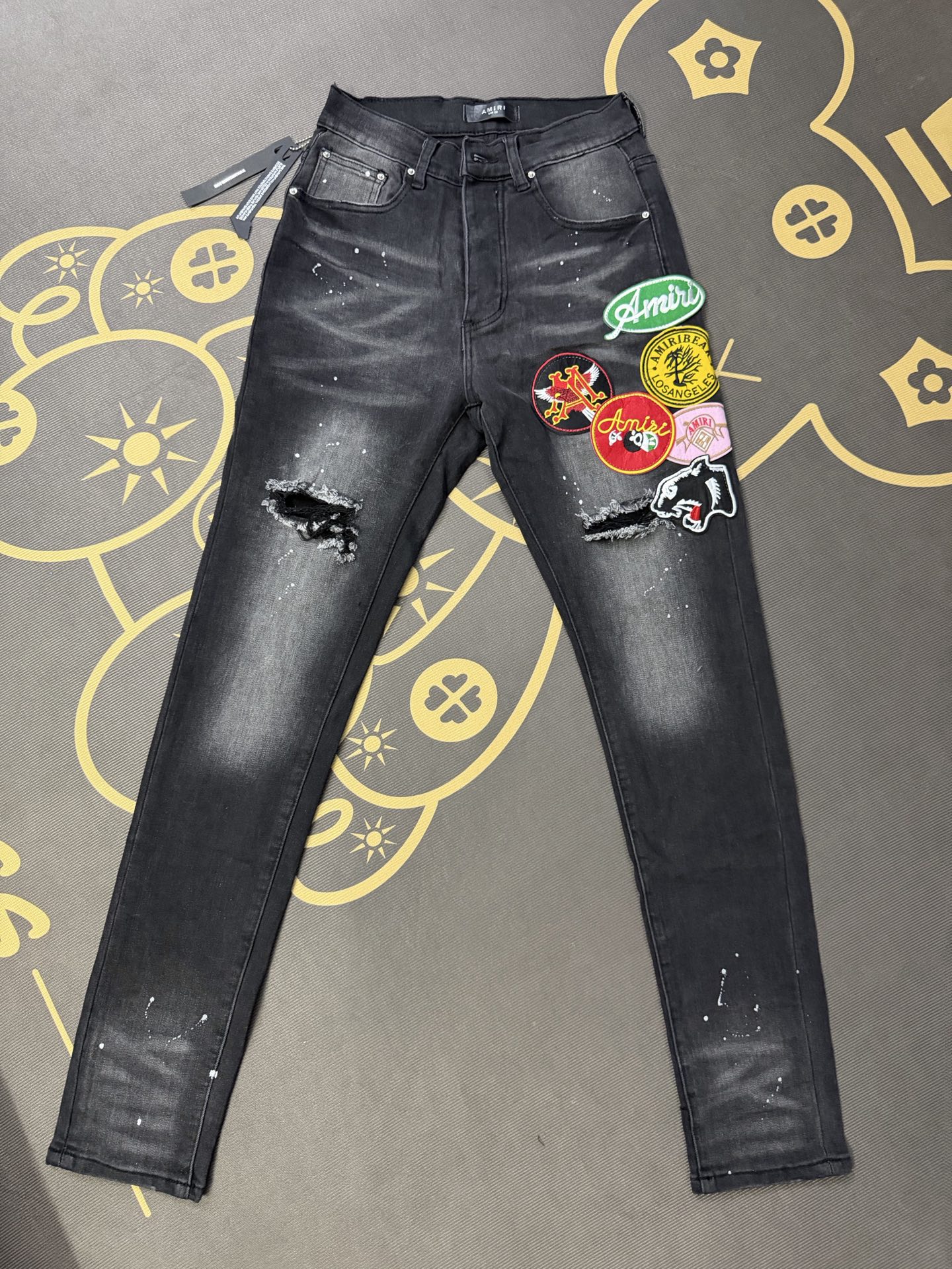 Cheap Amiri Denim Jeans for Men in 213010, $60 USD- [IB213010] - Replica Amiri Denim Jeans for Men