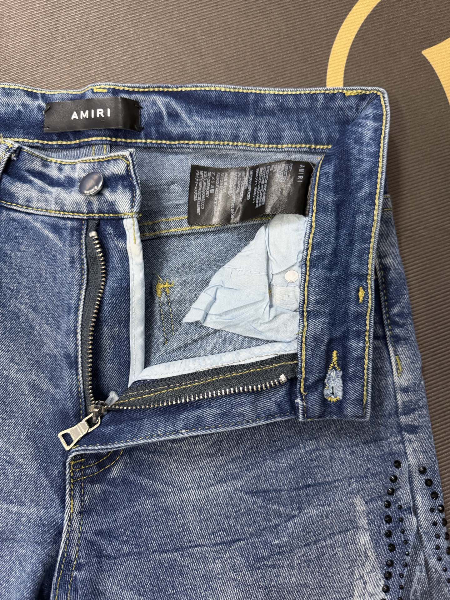 Cheap Amiri Denim Jeans for Men in 213011, $60 USD- [IB213011] - Replica Amiri Denim Jeans for Men