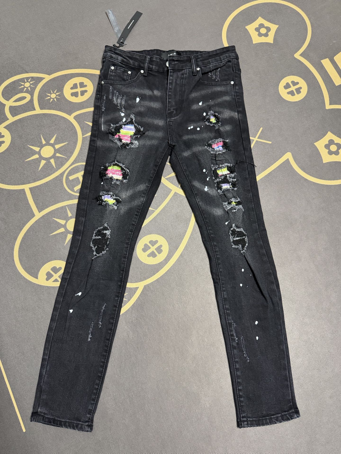 Cheap Amiri Denim Jeans for Men in 213016, $60 USD- [IB213016] - Replica Amiri Denim Jeans for Men