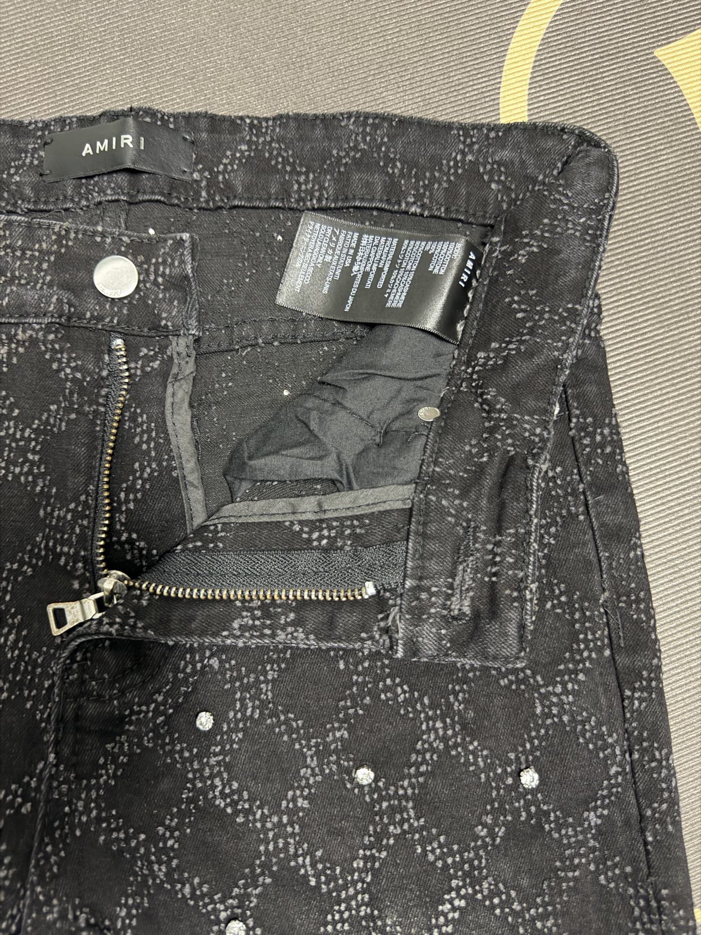 Cheap Amiri Denim Jeans for Men in 213018, $60 USD- [IB213018] - Replica Amiri Denim Jeans for Men