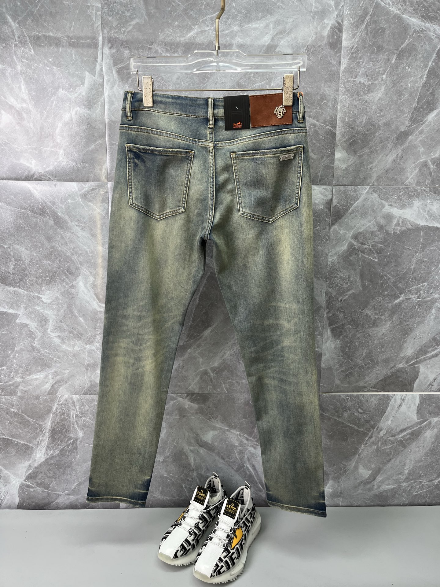 Cheap HERMÈS Jeans in 213033, $65 USD- [IB213033] - Replica HERMÈS Jeans