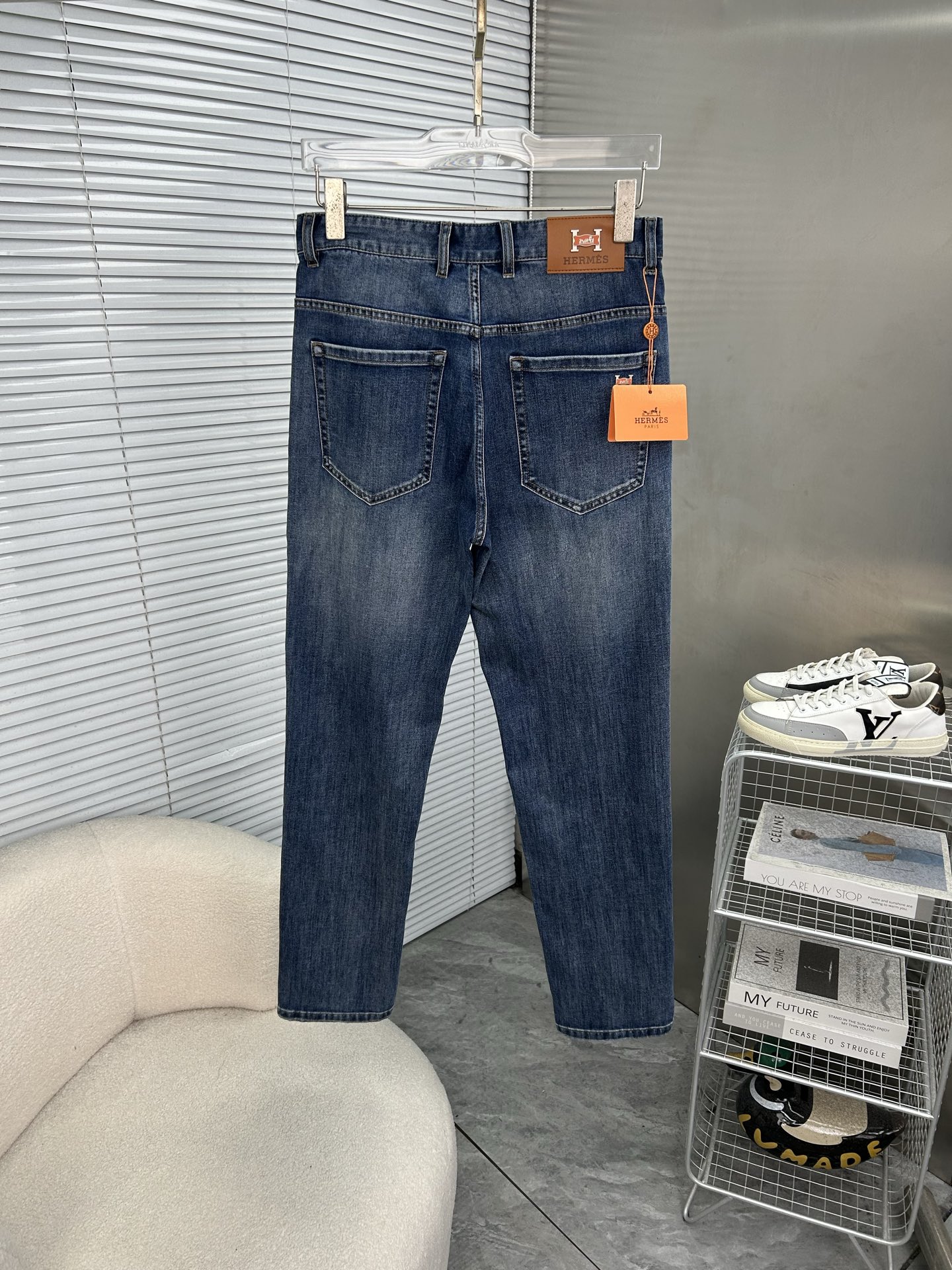 Cheap HERMÈS Jeans in 213034, $65 USD- [IB213034] - Replica HERMÈS Jeans