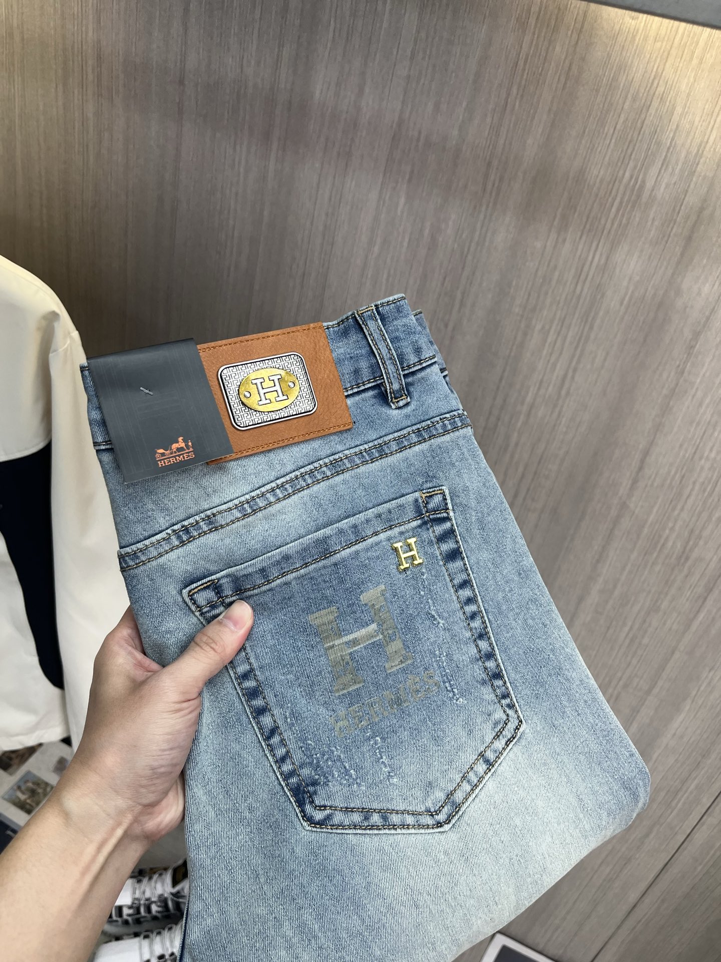 Cheap HERMÈS Jeans in 213035, $65 USD- [IB213035] - Replica HERMÈS Jeans