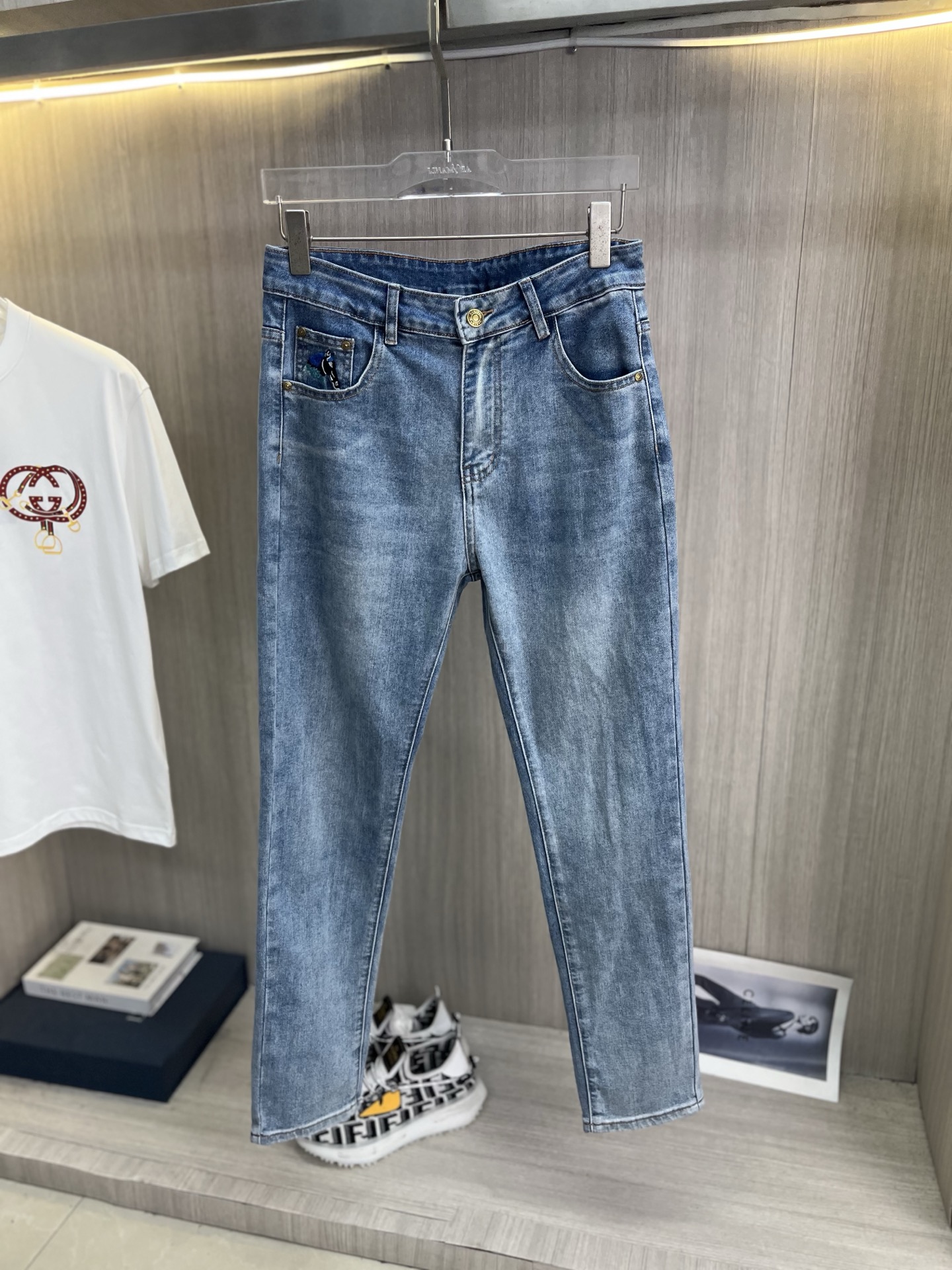 Cheap HERMÈS Jeans in 213036, $65 USD- [IB213036] - Replica HERMÈS Jeans
