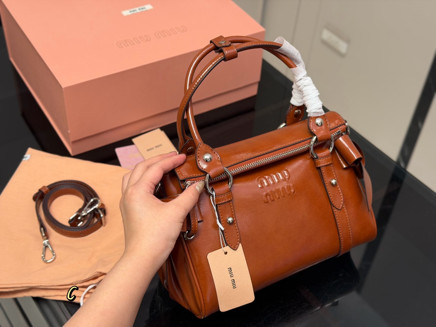 Cheap MiuMiu High quality Handbags in 213242, $130 USD- [IB213242] - Replica MiuMiu High quality Handbags