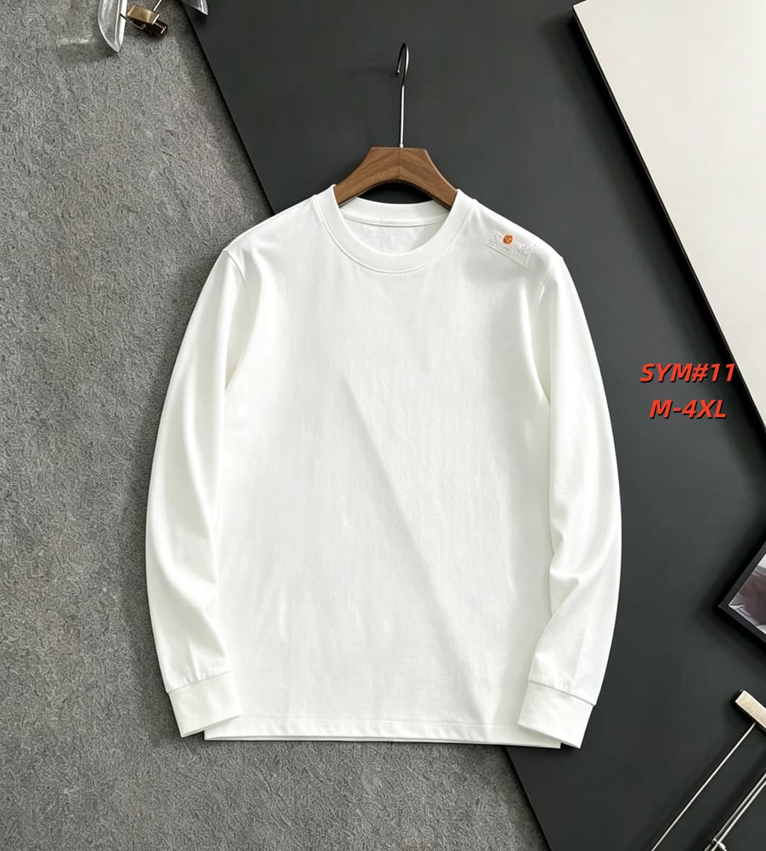 Cheap Hermes Long-Sleeved T-shirts for Men in 213301, $30 USD- [IB213301] - Replica Hermes Long-Sleeved T-shirts for Men