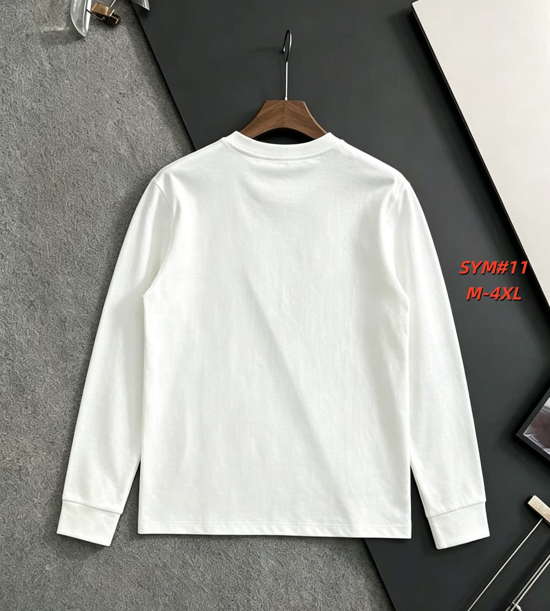 Cheap Hermes Long-Sleeved T-shirts for Men in 213301, $30 USD- [IB213301] - Replica Hermes Long-Sleeved T-shirts for Men