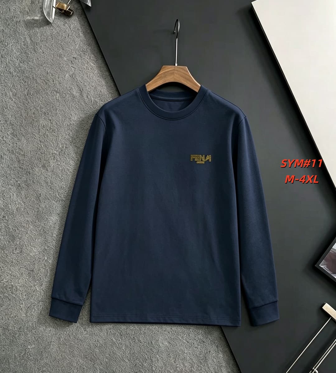 Cheap Fendi Long-Sleeved T-Shirts for Men in 213302, $30 USD- [IB213302] - Replica Fendi Long-Sleeved T-Shirts for Men