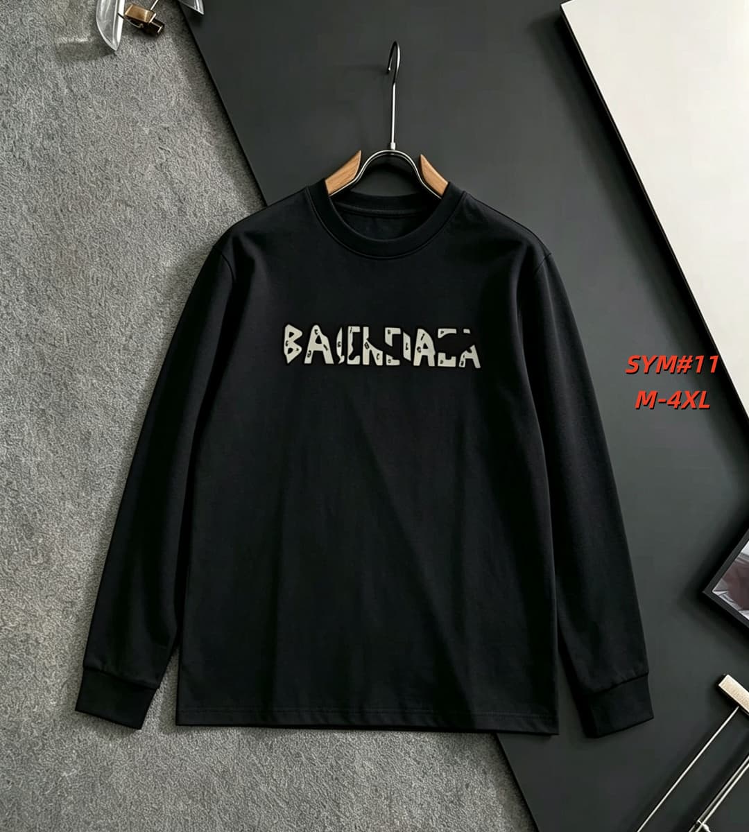 Cheap Balenciaga Long Sleeve T-Shirts in 213303, $30 USD- [IB213303] - Replica Balenciaga Long Sleeve T-Shirts