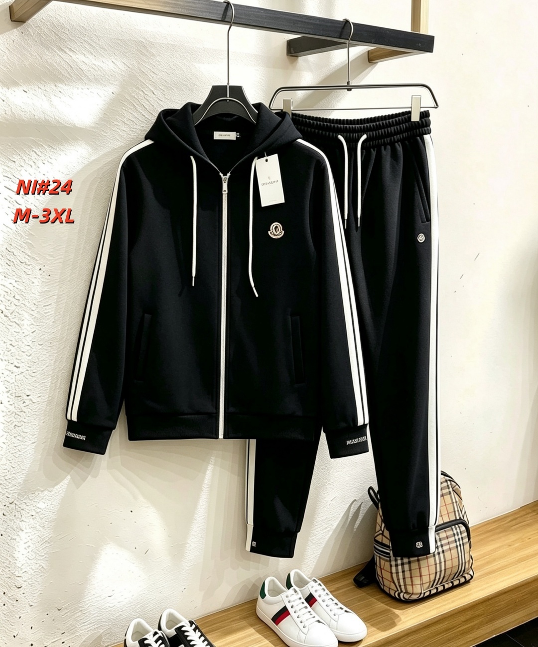 Cheap MONCLE Tracksuits for Men in 213307, $105 USD- [IB213307] - Replica MONCLE Tracksuits for Men