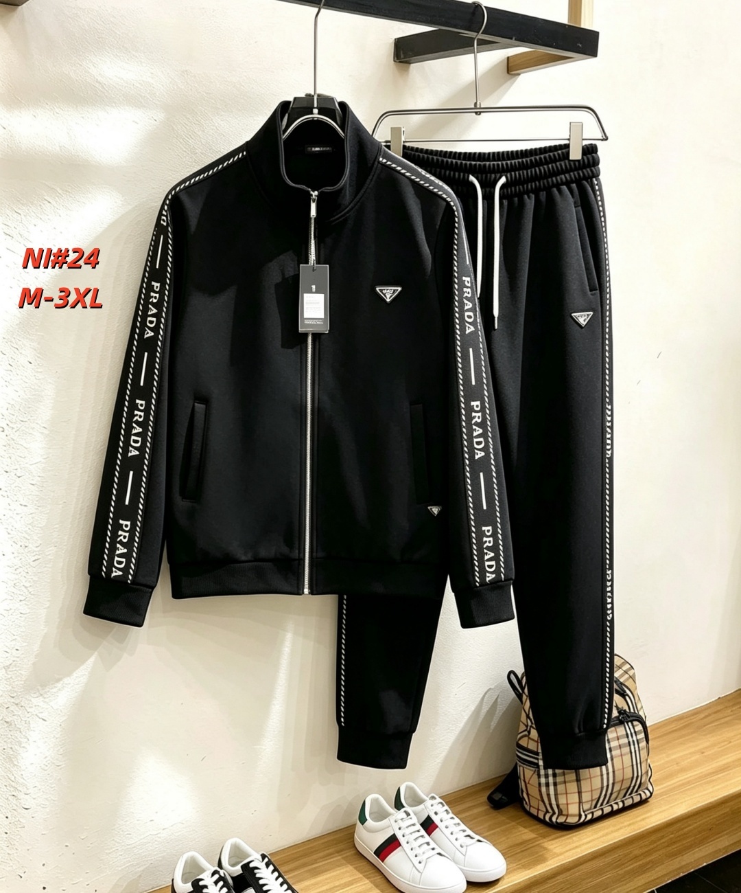 Cheap Prada Tracksuits for Men in 213309, $105 USD- [IB213309] - Replica Prada Tracksuits for Men