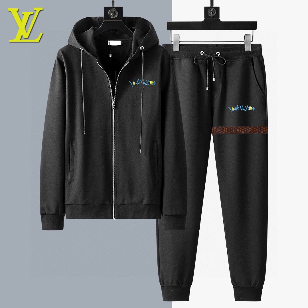 Cheap Louis Vuitton Tracksuits for Men in 213317, $105 USD- [IB213317] - Replica Louis Vuitton Tracksuits for Men