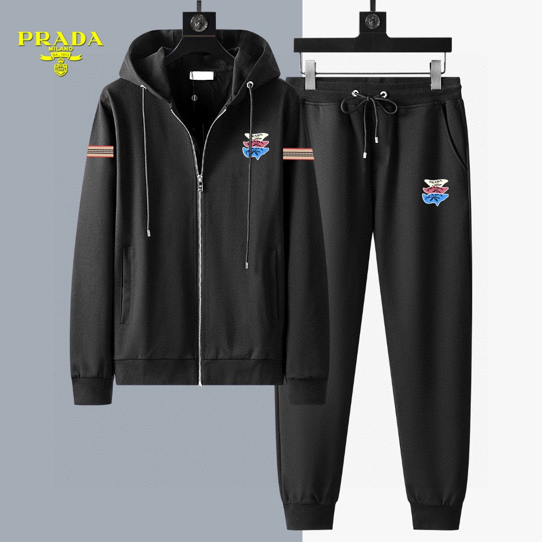 Cheap Prada Tracksuits for Men in 213321, $105 USD- [IB213321] - Replica Prada Tracksuits for Men