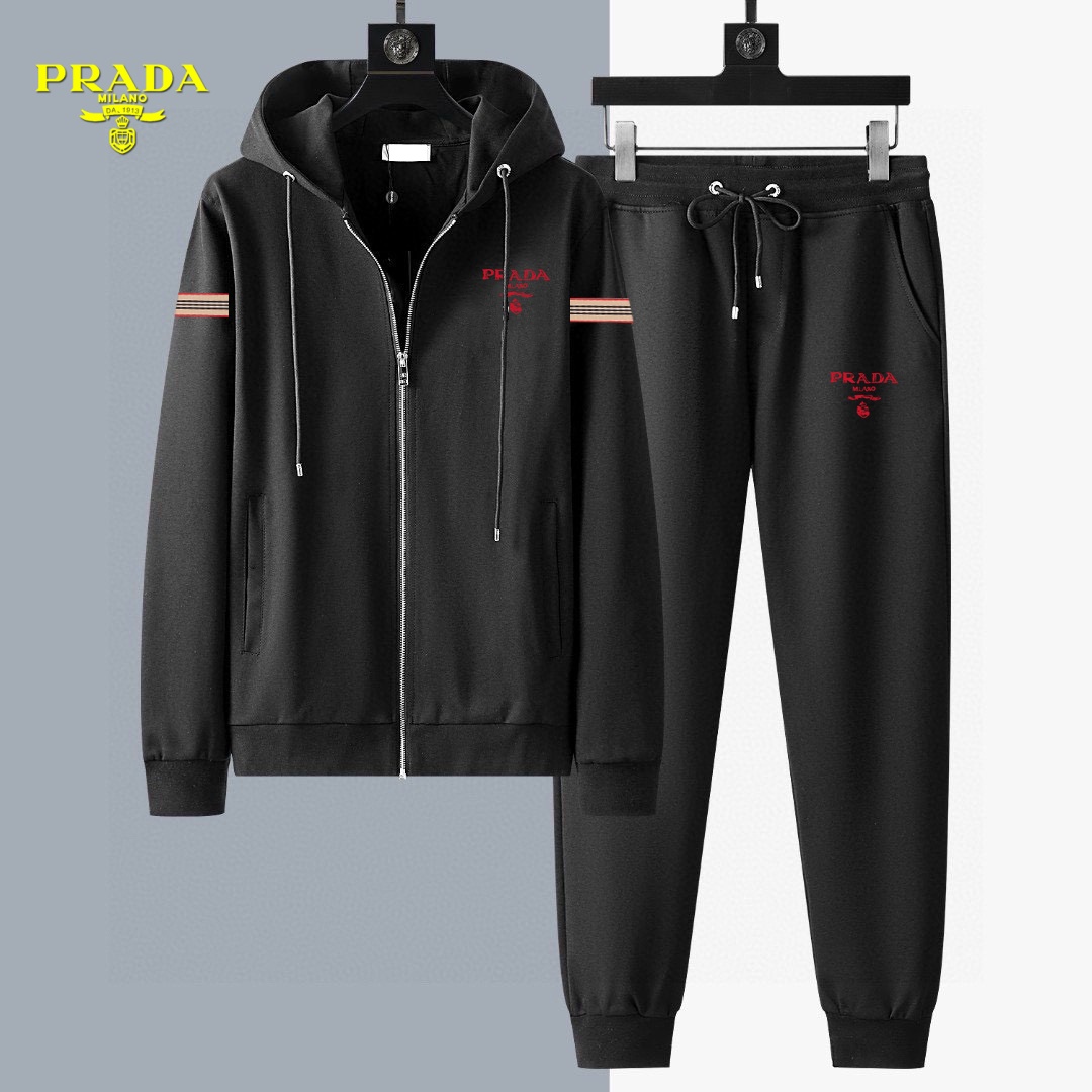 Cheap Prada Tracksuits for Men in 213322, $105 USD- [IB213322] - Replica Prada Tracksuits for Men