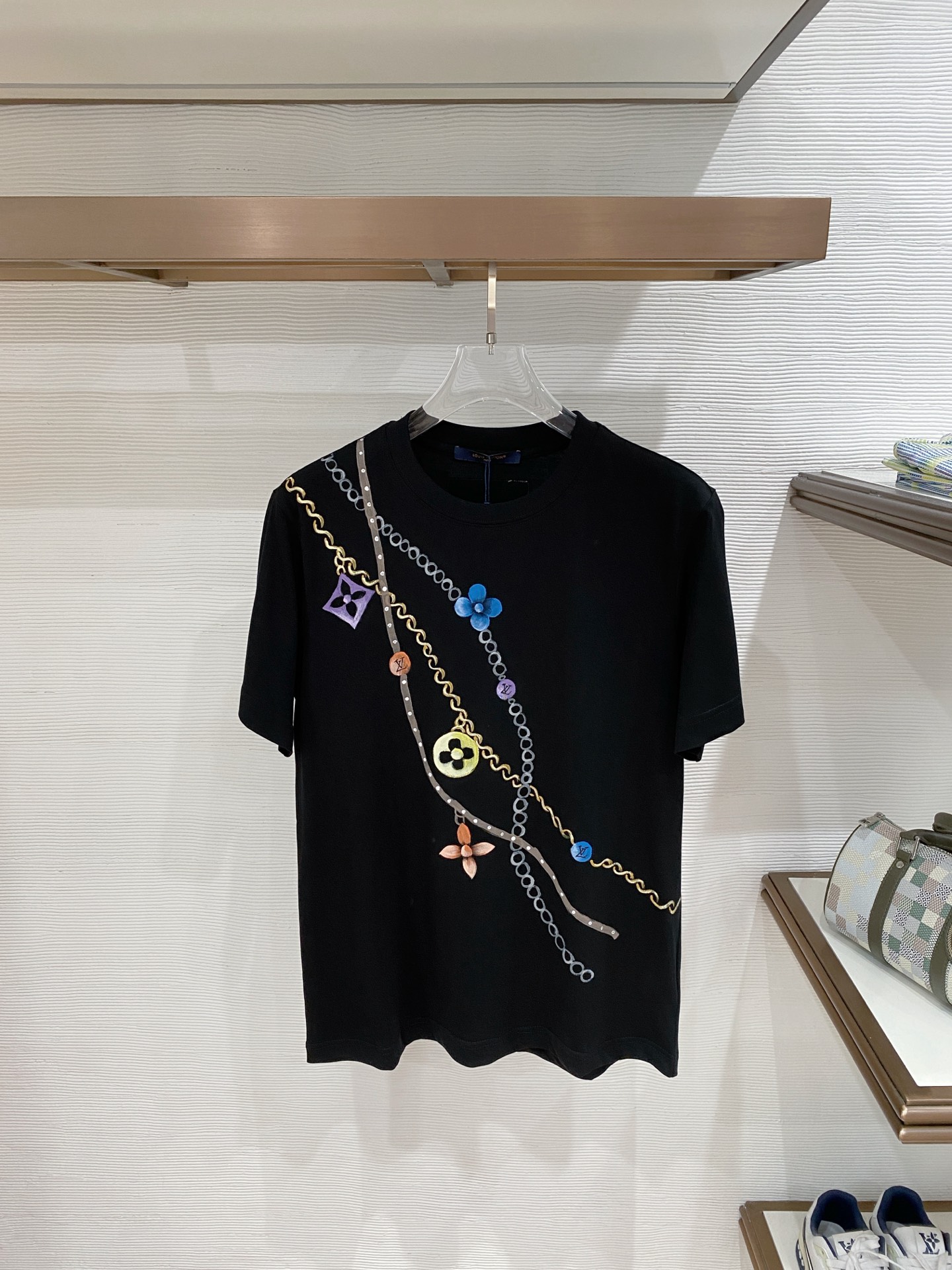 Cheap Louis Vuitton T-Shirts for Men in 213707, $35 USD- [IB213707] - Replica Louis Vuitton T-Shirts for Men