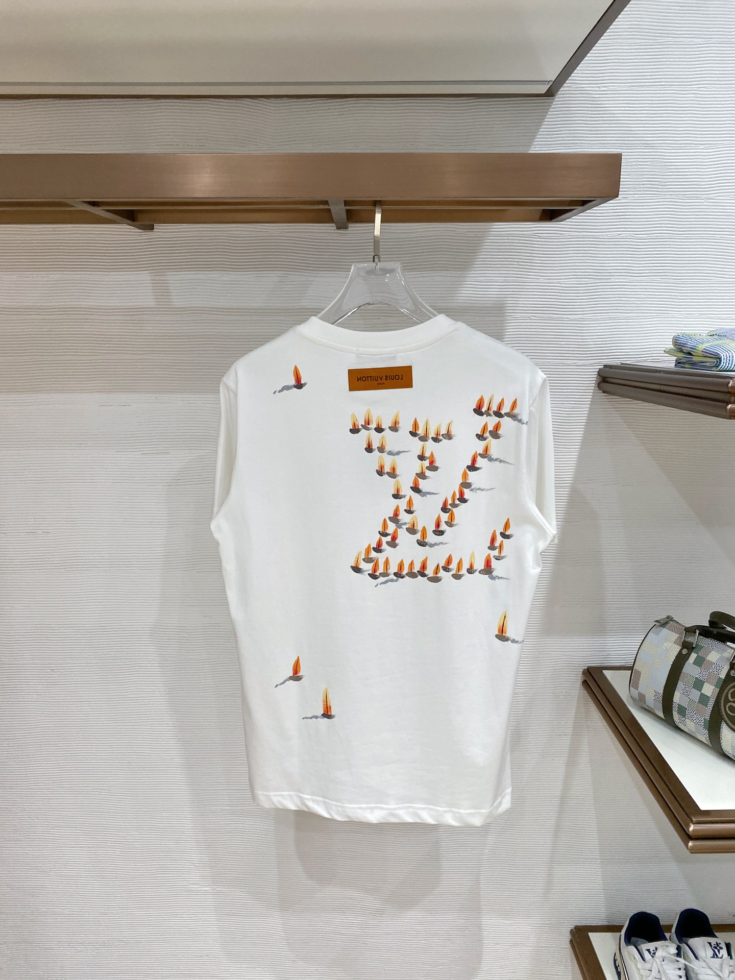 Cheap Louis Vuitton T-Shirts for Men in 213708, $35 USD- [IB213708] - Replica Louis Vuitton T-Shirts for Men