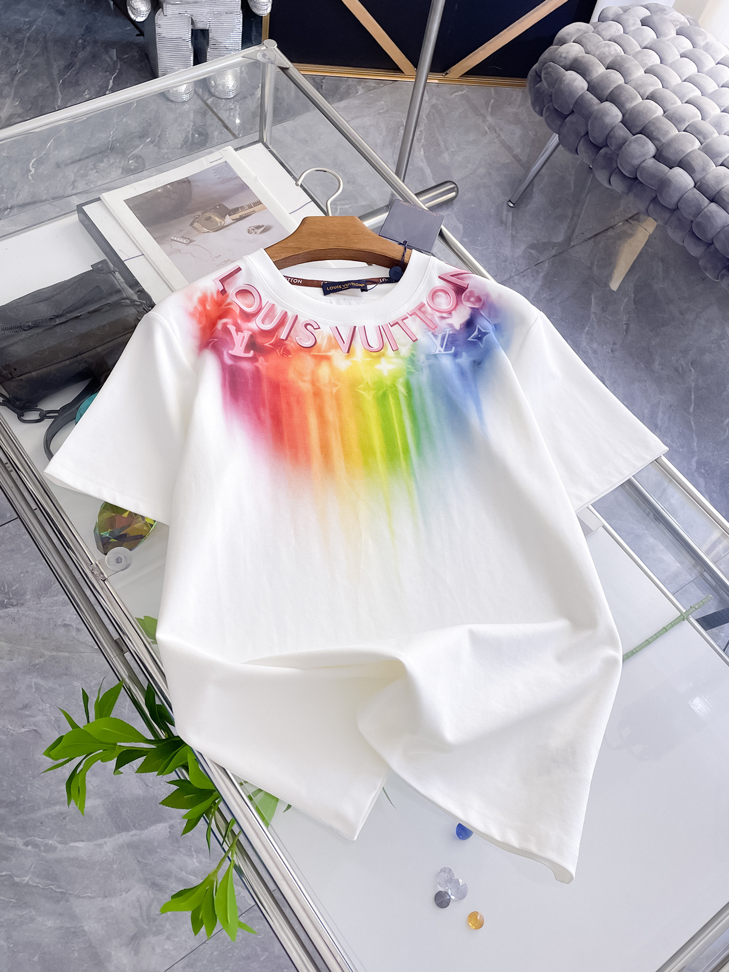Cheap Louis Vuitton T-Shirts for Men in 213723, $35 USD- [IB213723] - Replica Louis Vuitton T-Shirts for Men