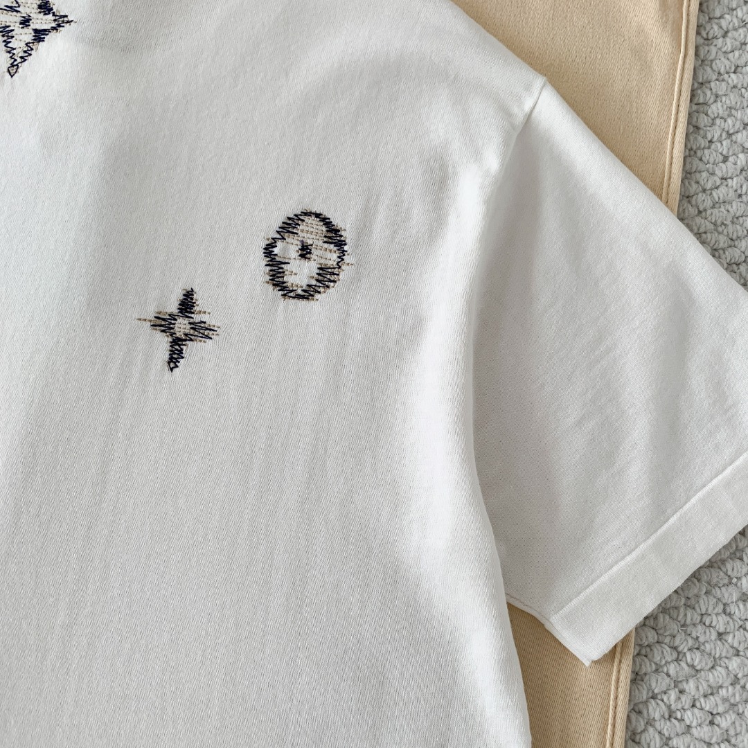 Cheap Louis Vuitton T-Shirts for Women in 213742, $30 USD- [IB213742] - Replica Louis Vuitton T-Shirts for Women