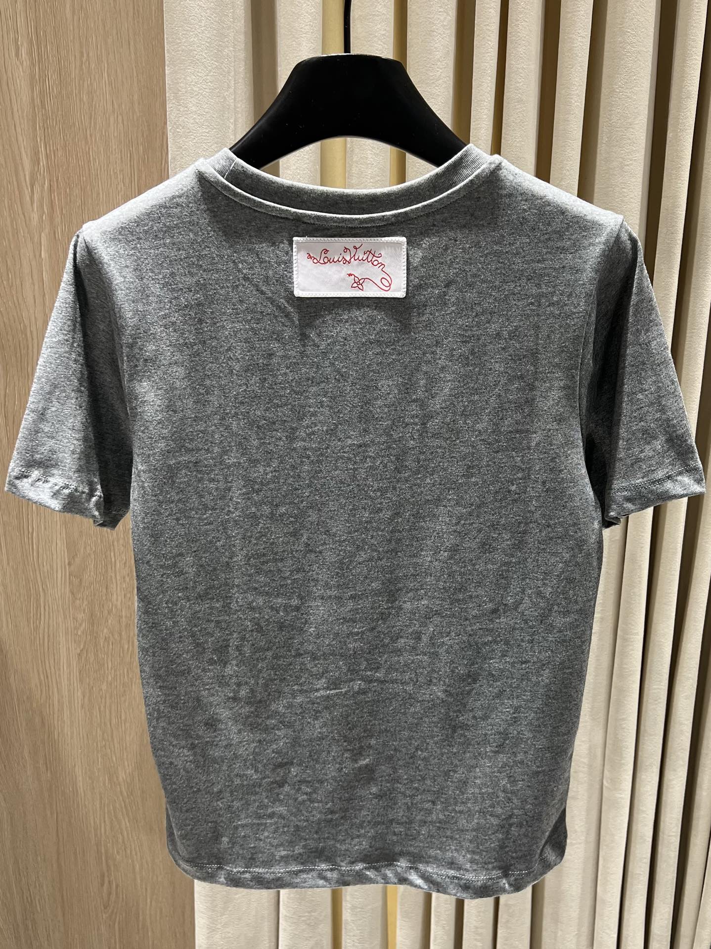 Cheap Louis Vuitton T-Shirts for Women in 213745, $30 USD- [IB213745] - Replica Louis Vuitton T-Shirts for Women