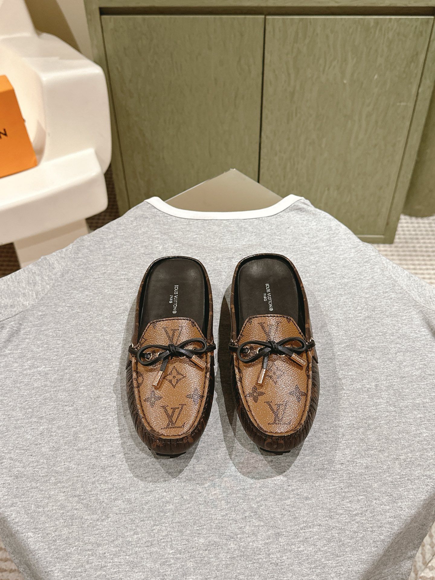Cheap Louis Vuitton Loafers For Women in 213752, $60 USD- [IB213752] - Replica Louis Vuitton Loafers For Women