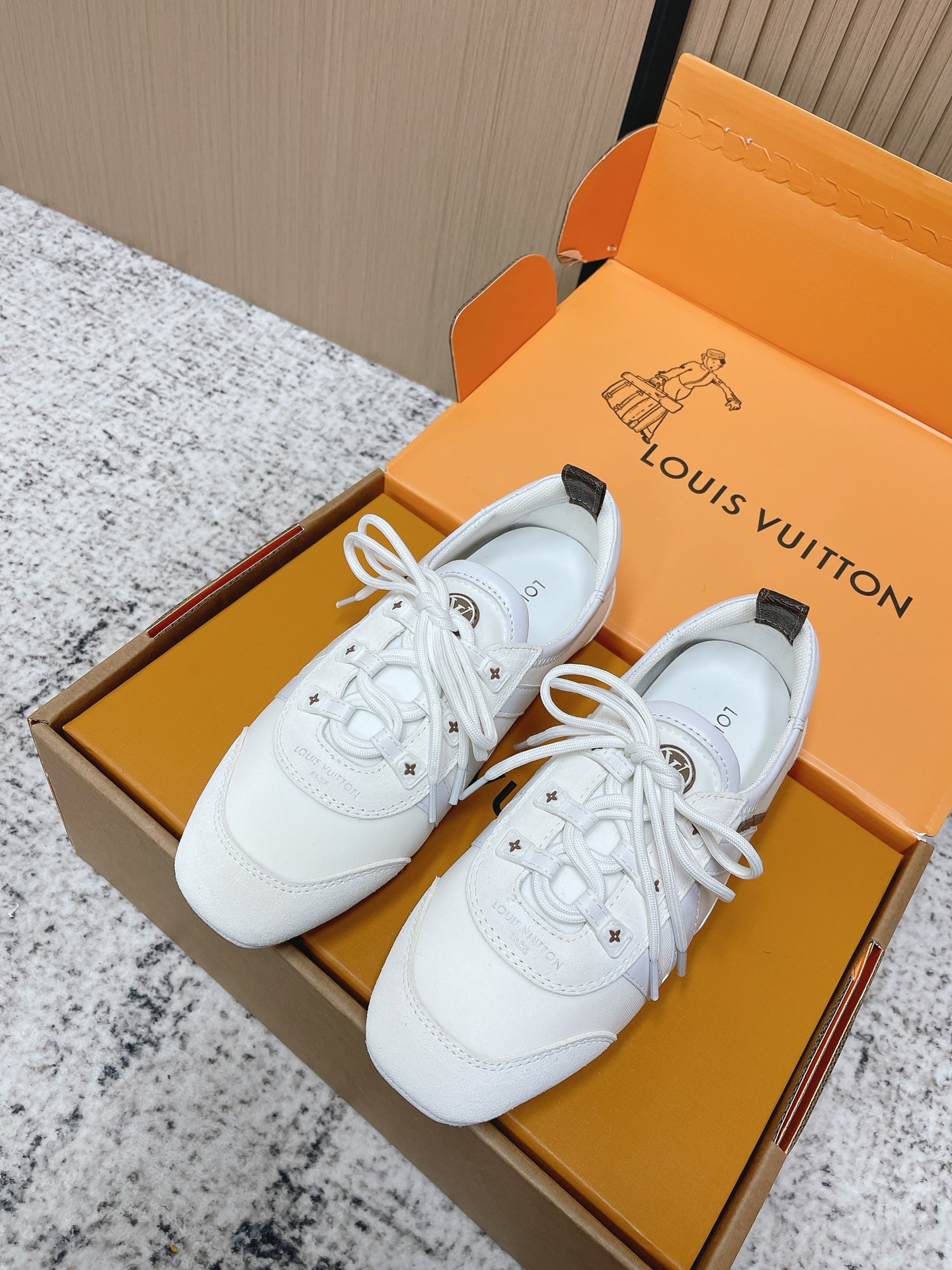 Cheap Louis Vuitton Sneakers for women in 213782, $60 USD- [IB213782] - Replica Louis Vuitton Sneakers for women