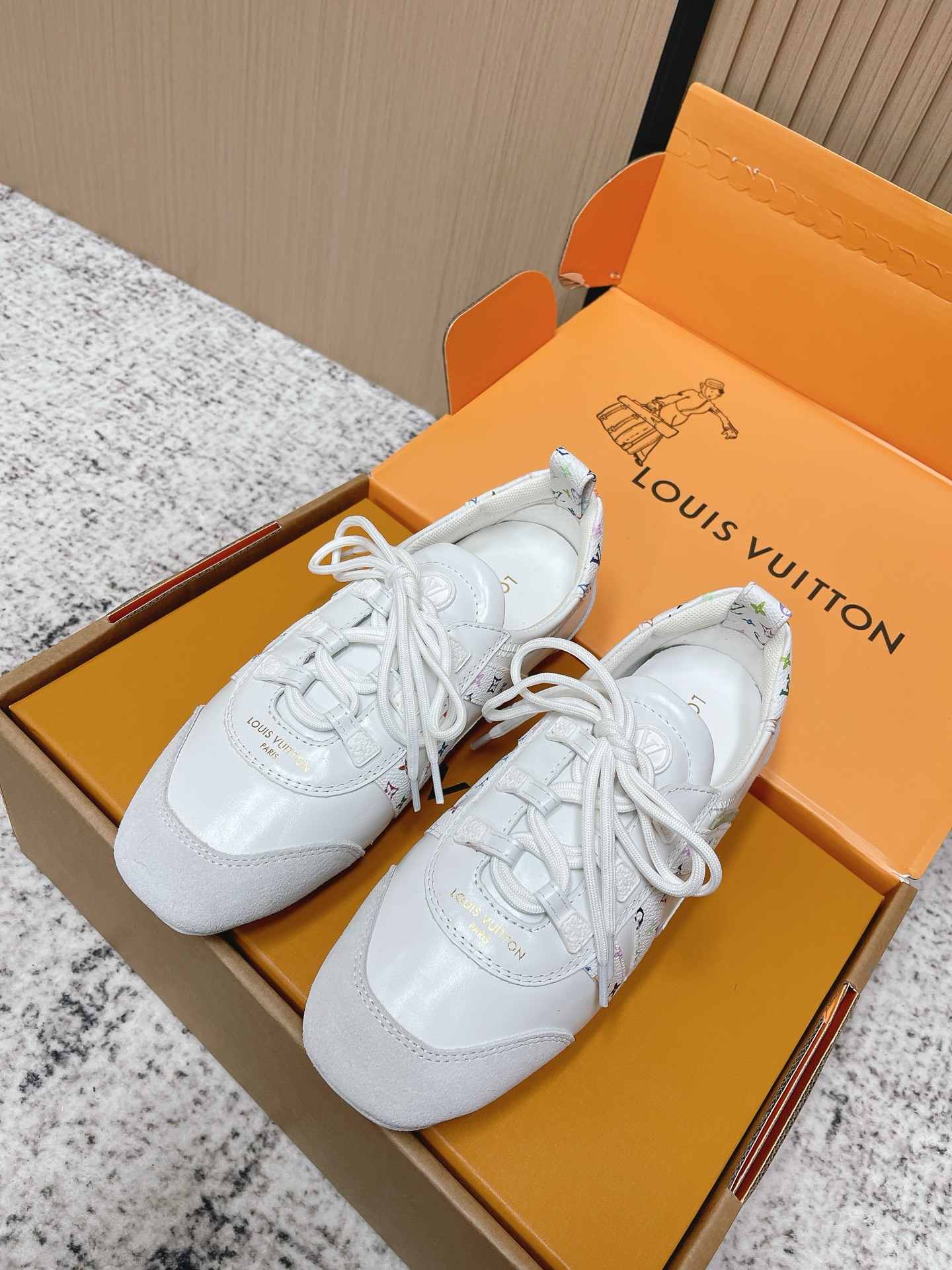 Cheap Louis Vuitton Sneakers for women in 213786, $60 USD- [IB213786] - Replica Louis Vuitton Sneakers for women