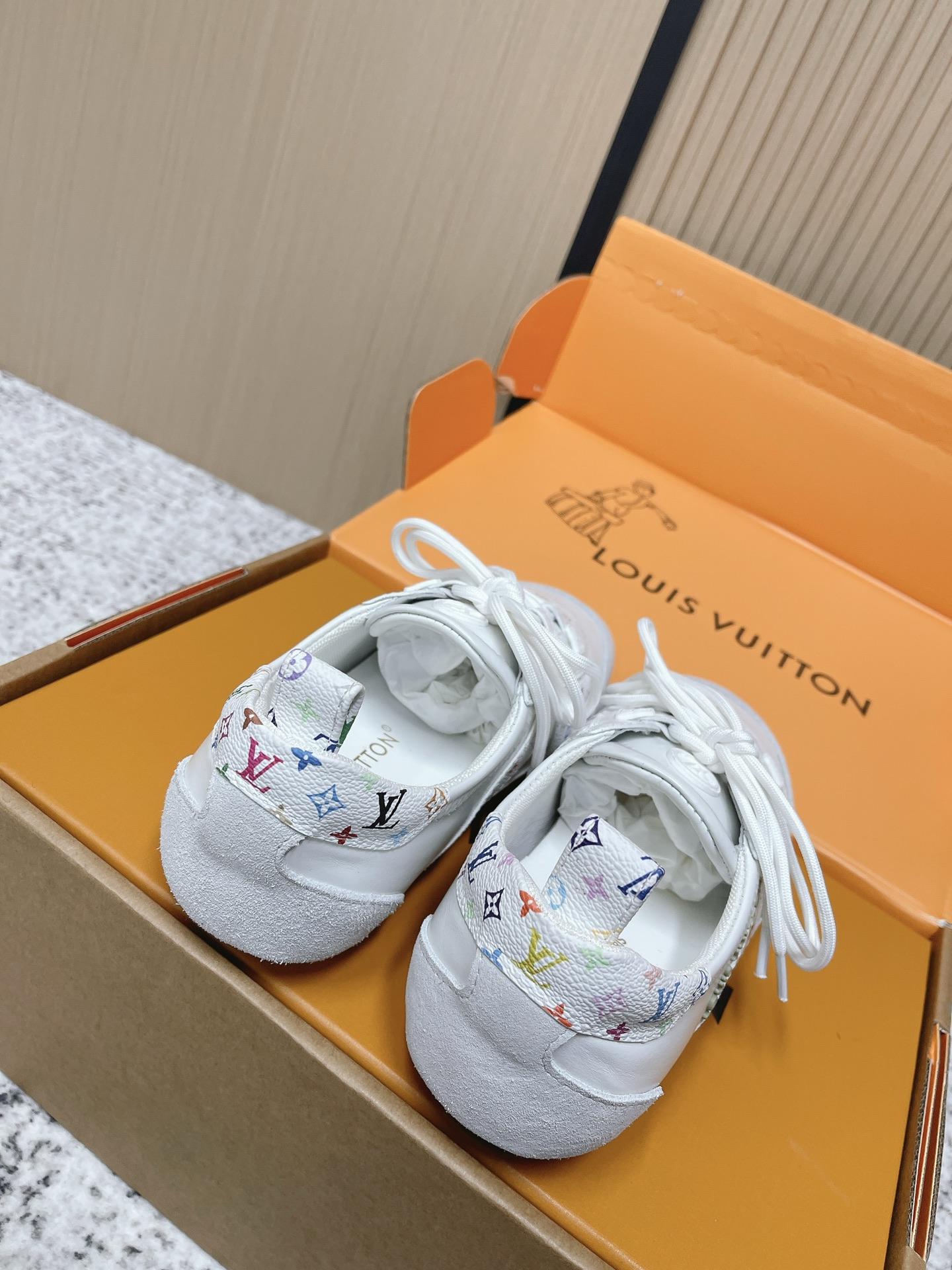 Cheap Louis Vuitton Sneakers for women in 213786, $60 USD- [IB213786] - Replica Louis Vuitton Sneakers for women