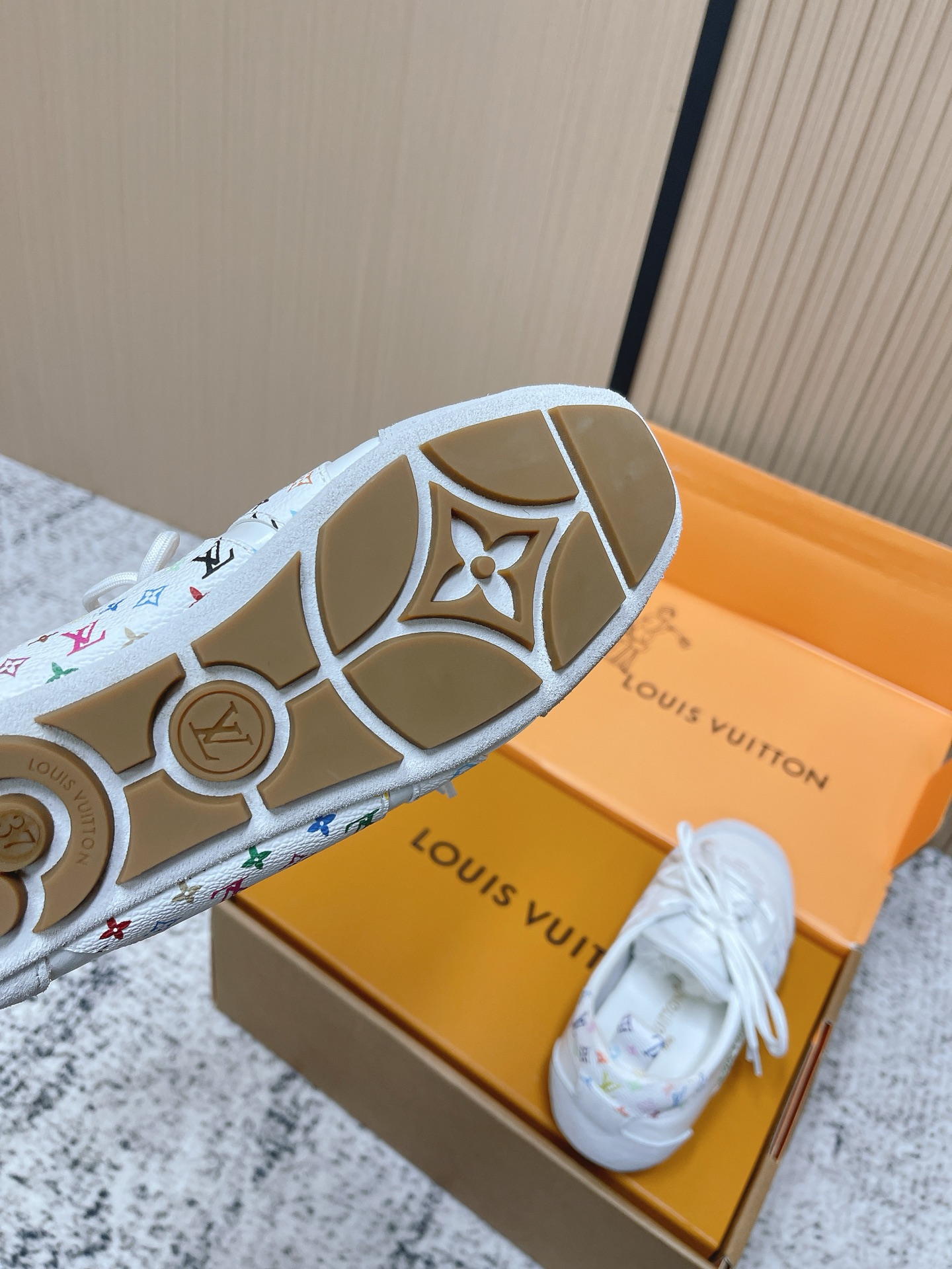 Cheap Louis Vuitton Sneakers for women in 213786, $60 USD- [IB213786] - Replica Louis Vuitton Sneakers for women