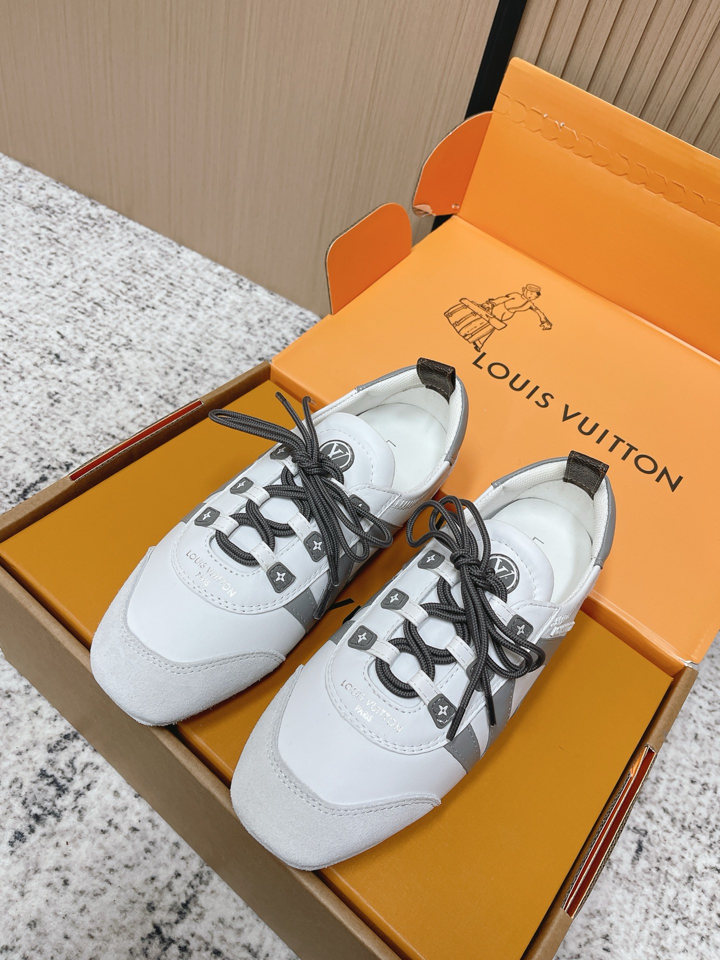 Cheap Louis Vuitton Sneakers for women in 213788, $60 USD- [IB213788] - Replica Louis Vuitton Sneakers for women